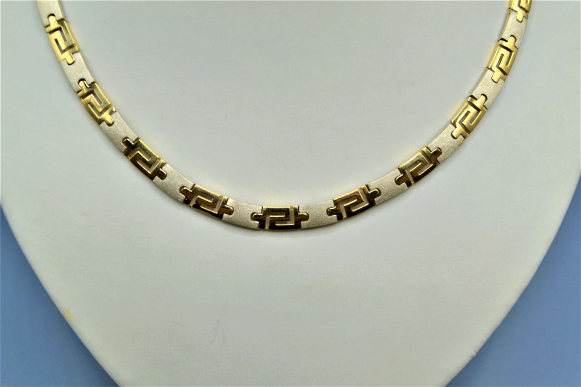 Schmuckset Kette und Armband 585 Gold 49,9g Länge Armband ca. 18,5cm, Kette Ø innen ca. 14cm - Bild 2 aus 4