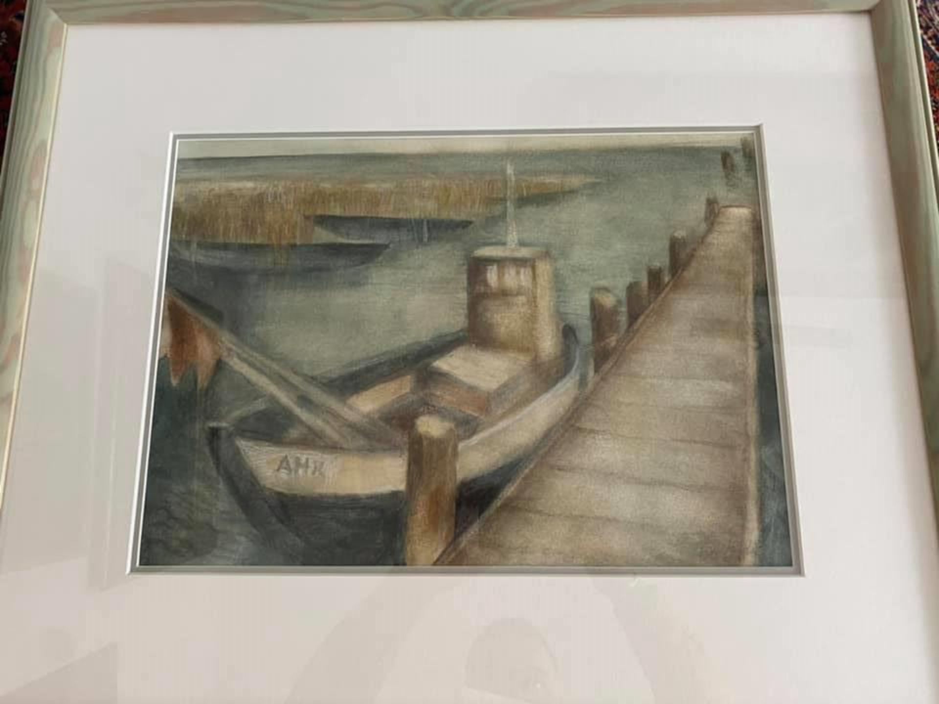 Aquarell Schiff von Jügen von Woyski