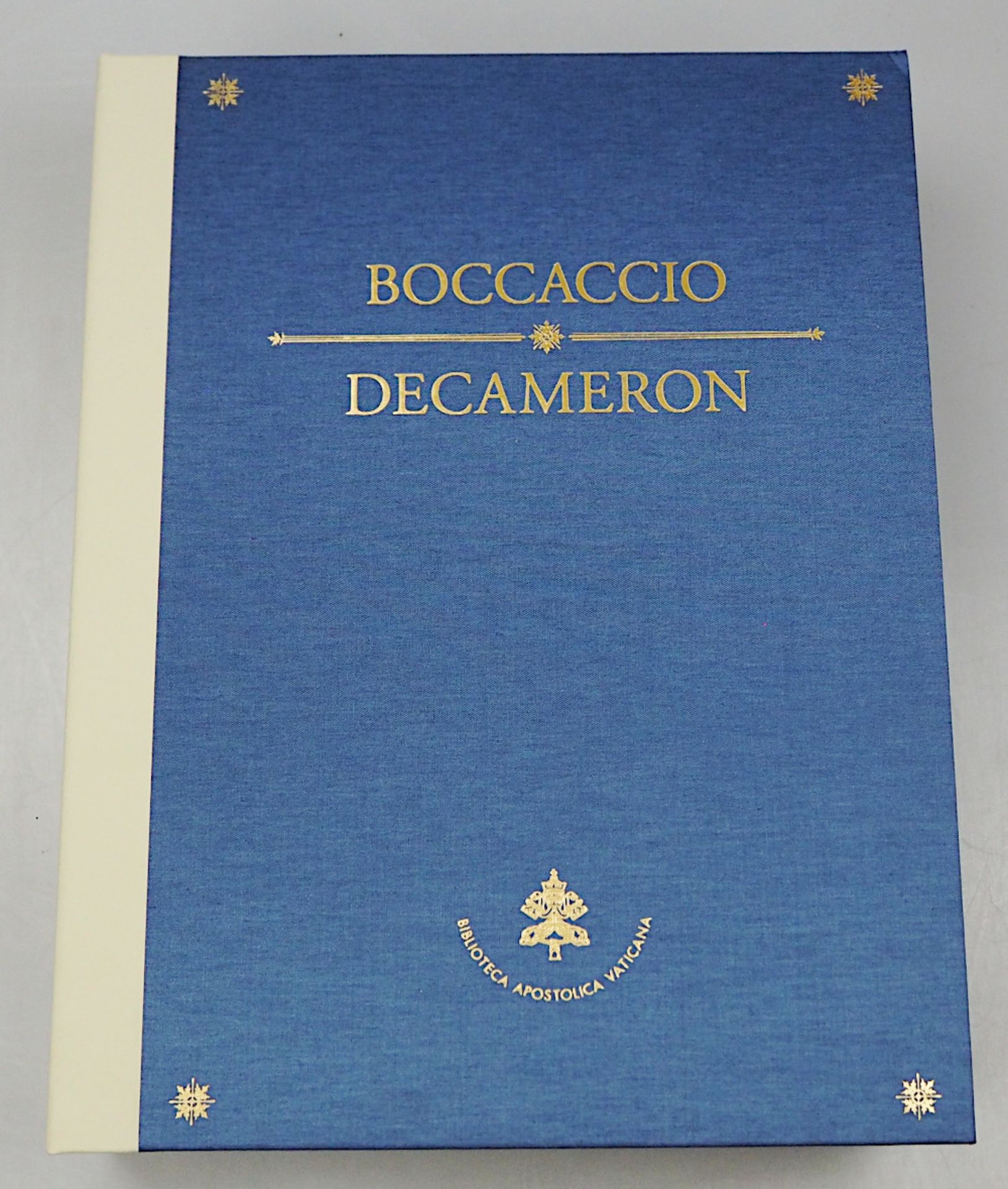 1 Faksimile "Boccaccio-Decameron"Einzelblätter "Alle 100 Miniaturen der ersten Bilder