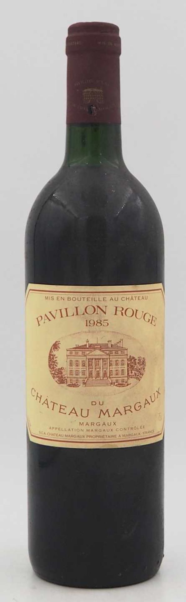 1 Flasche Pavillon Rouge du Chateau Margaux 1985 Füllstand top shoulder, Kapsel intak