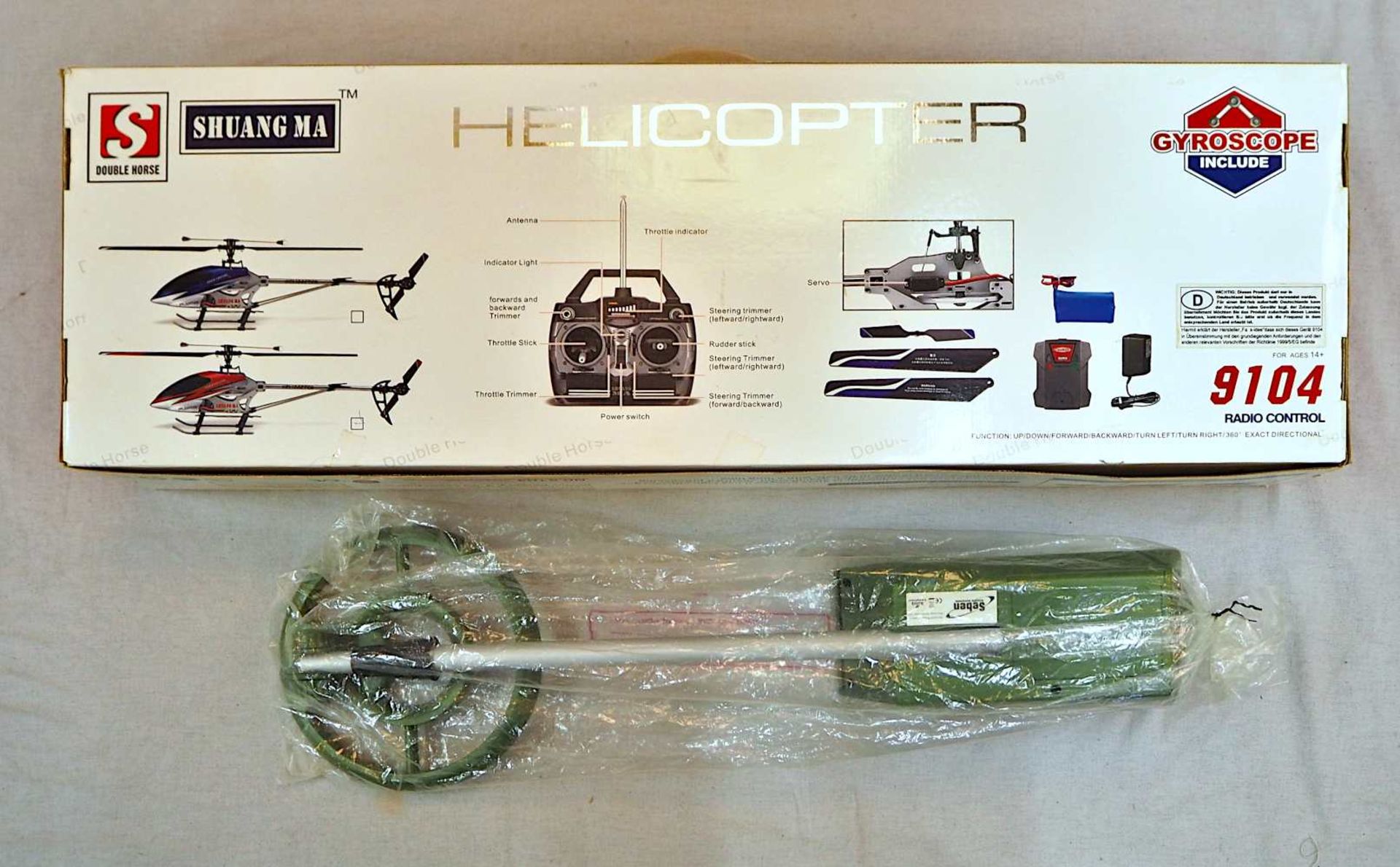 1 Modell-Helikopter DOUBLE HORSE/SHUANG MA mit eingebautem Gyroskop, Rotordurchmesser - Bild 2 aus 2