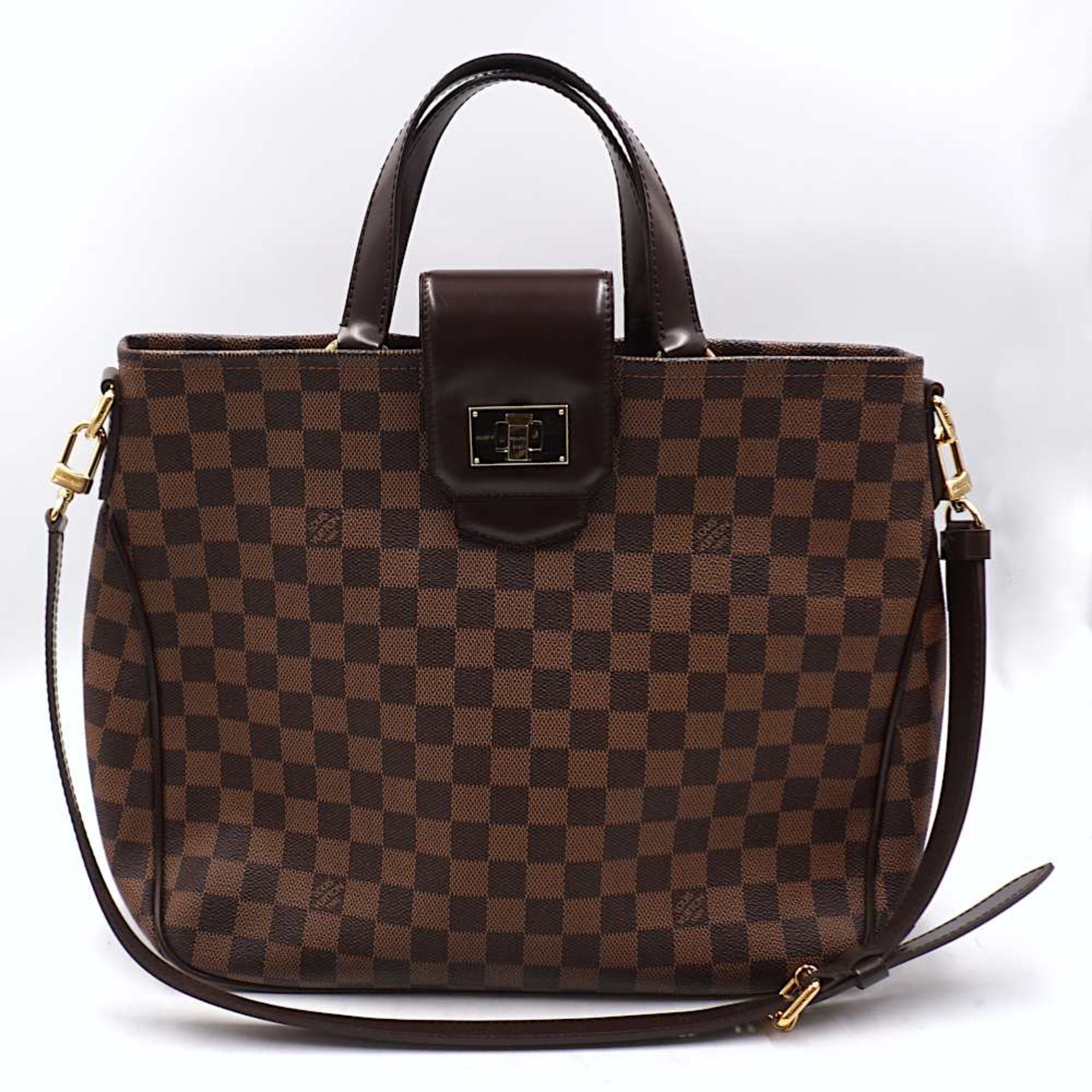 1 Damenhand-/schultertasche LOUIS VUITTON Cabas Rosebery Damier mit orig. Kaufbeleg, g