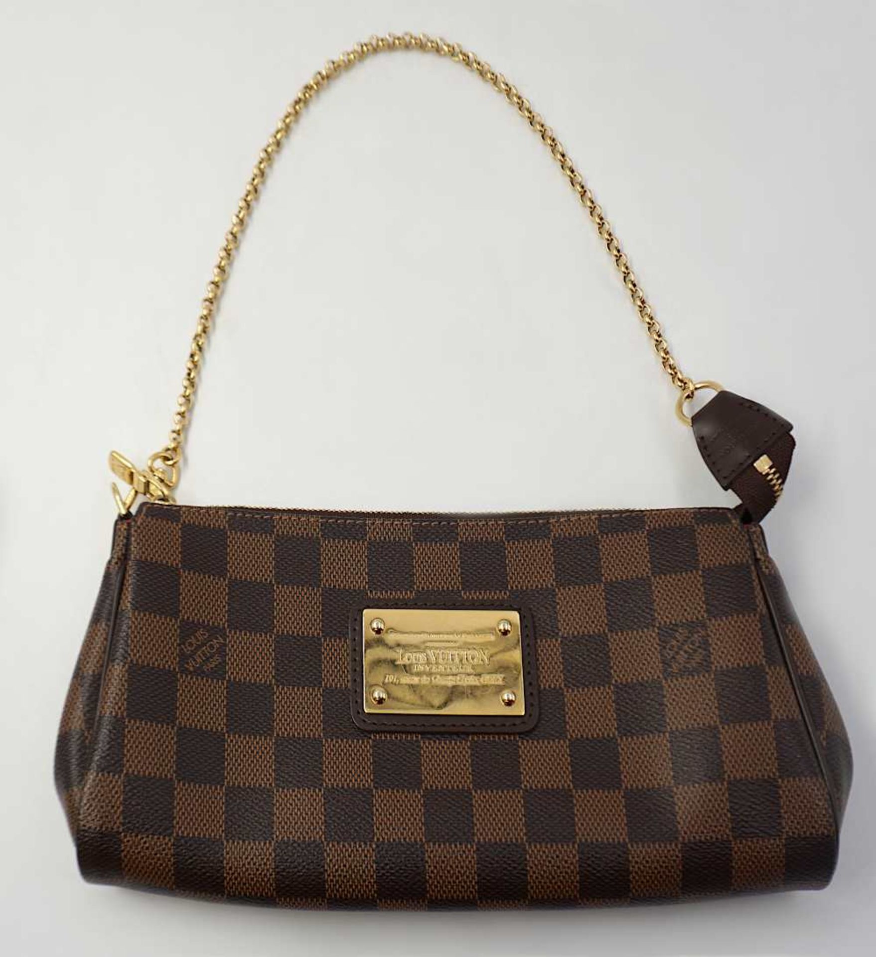 1 kleine Tasche LOUIS VUITTON Eva Damier mit orig. Kaufbeleg, gekauft 2012 für 475 Eu