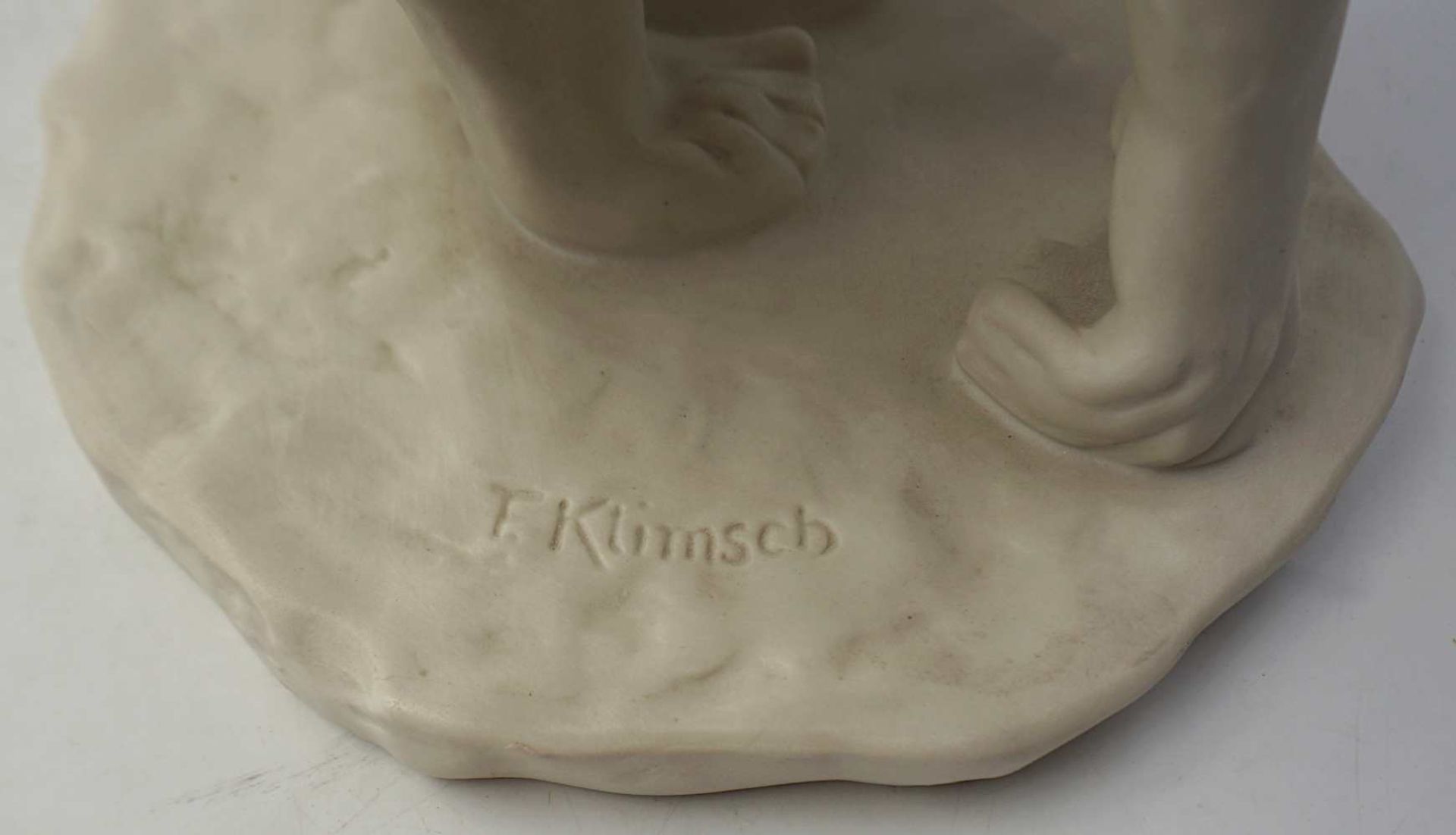 1 Figur Bisquitporzellan ROSENTHAL "Die Hockende" Design: F. KLIMSCH (wohl Fritz K. 18 - Bild 5 aus 5