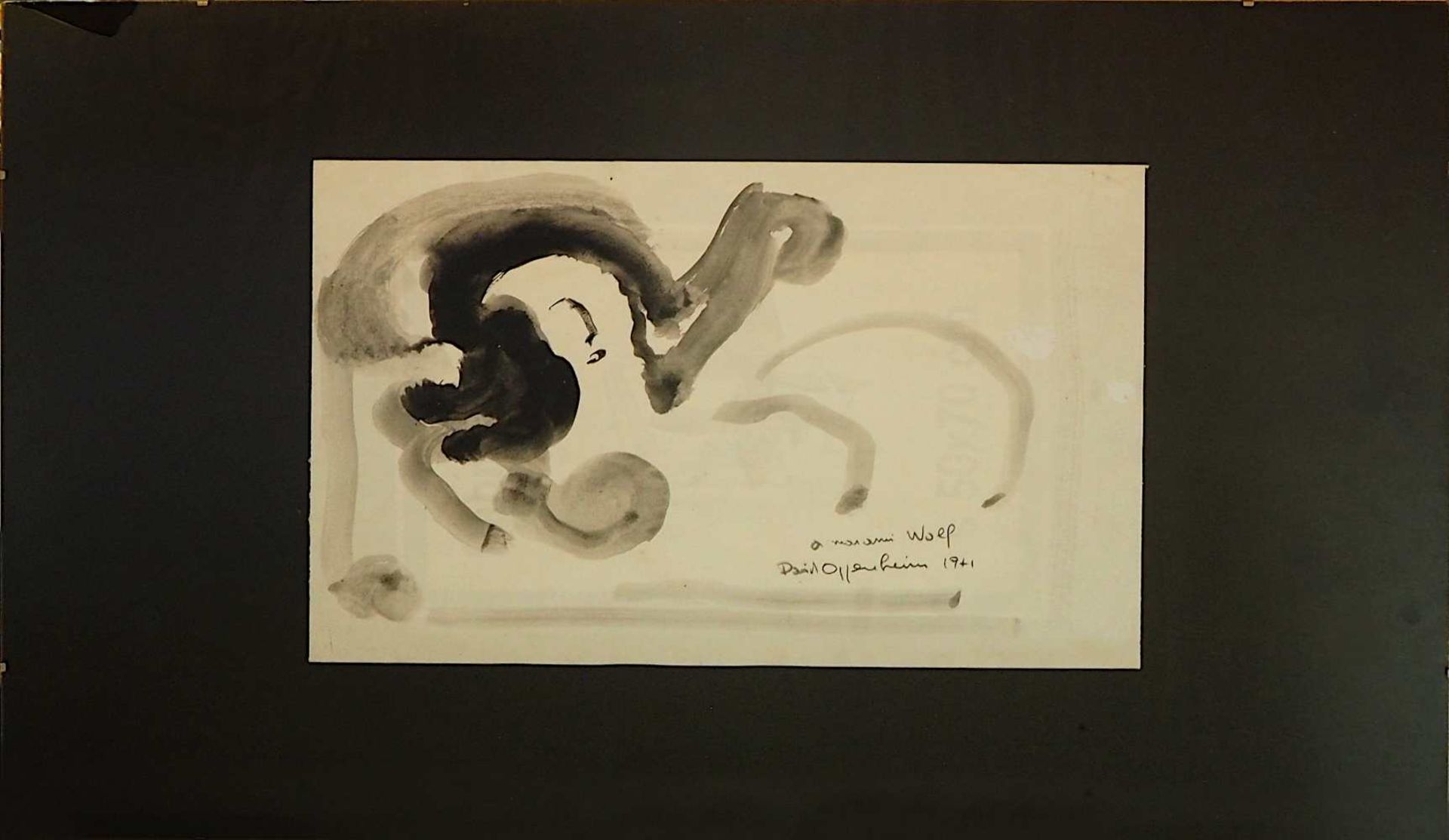 1 kleine Sammlung Aquarelle und Zeichnungen des Künstlers David OPPENHEIM (wohl *1937): <br - Bild 4 aus 7