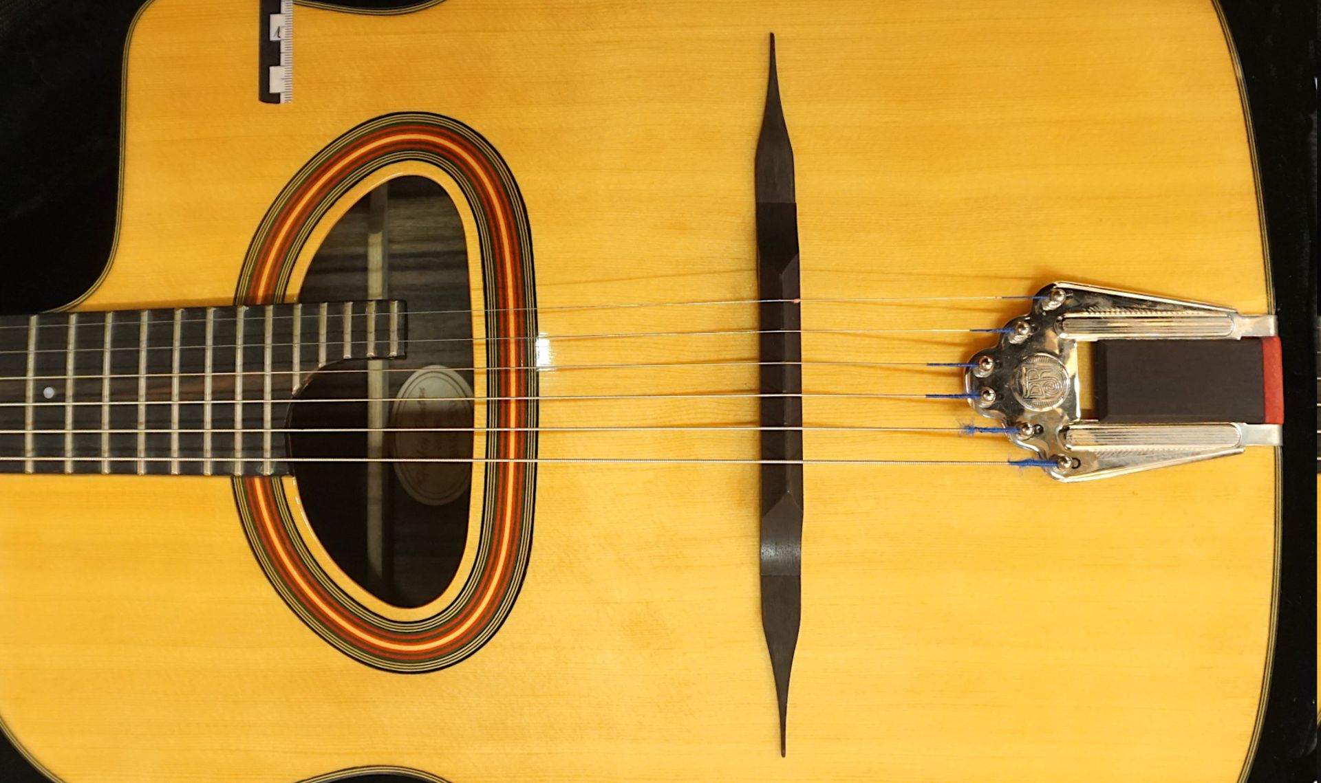 1 Akustik-Gitarre RECORDING KING "RAJ-27", USA/China Seriennumer: A12111517, Holz mit - Bild 7 aus 8