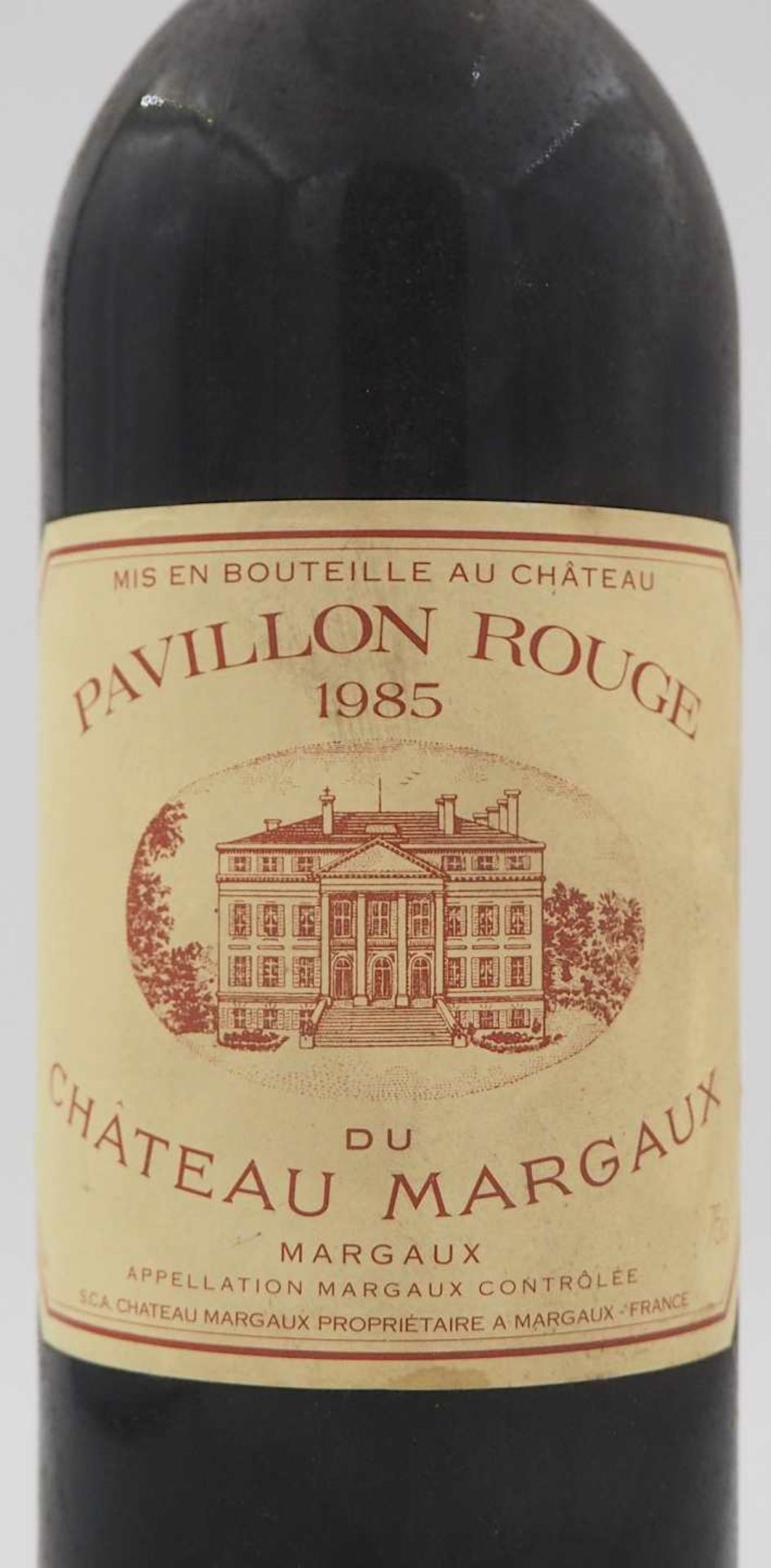 1 Flasche Pavillon Rouge du Chateau Margaux 1985 Füllstand top shoulder, Kapsel intak - Bild 2 aus 3