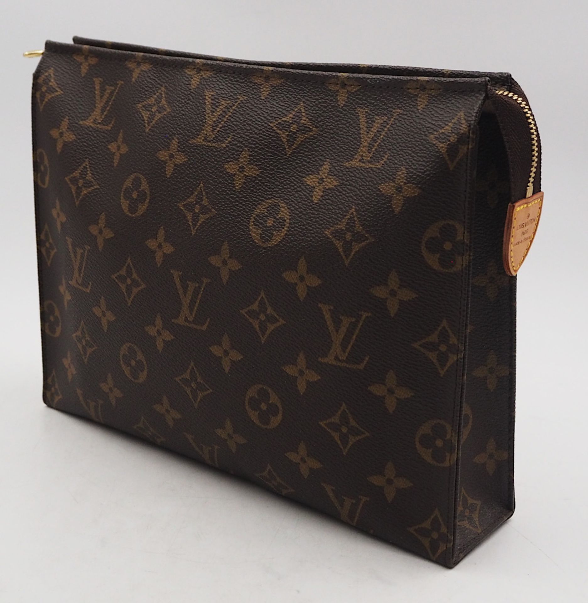 1 Kosmetiktasche LOUIS VUITTON "Monogram" H ca. 20cm, B ca. 25cm, Gsp. - Bild 2 aus 2