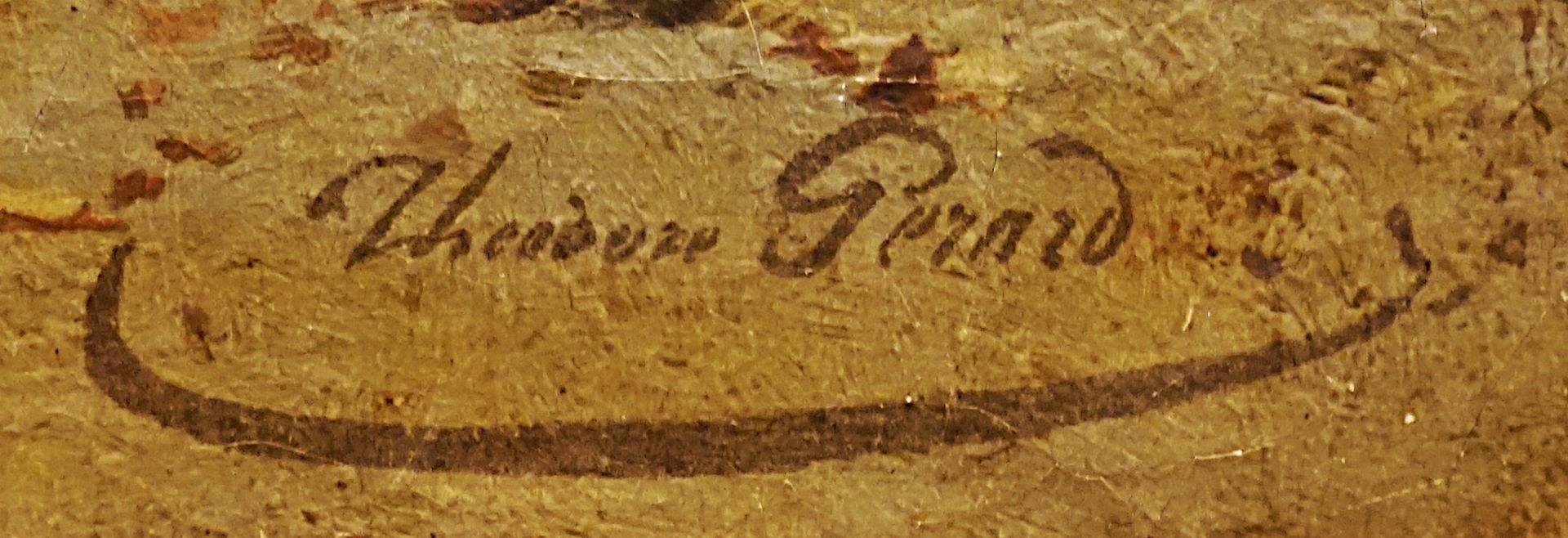 1 Ölgemälde "Der Sohn des Schmieds - Die zerbrochene Schiefertafel", R.u. sign. Théodore GÉR - Bild 2 aus 4