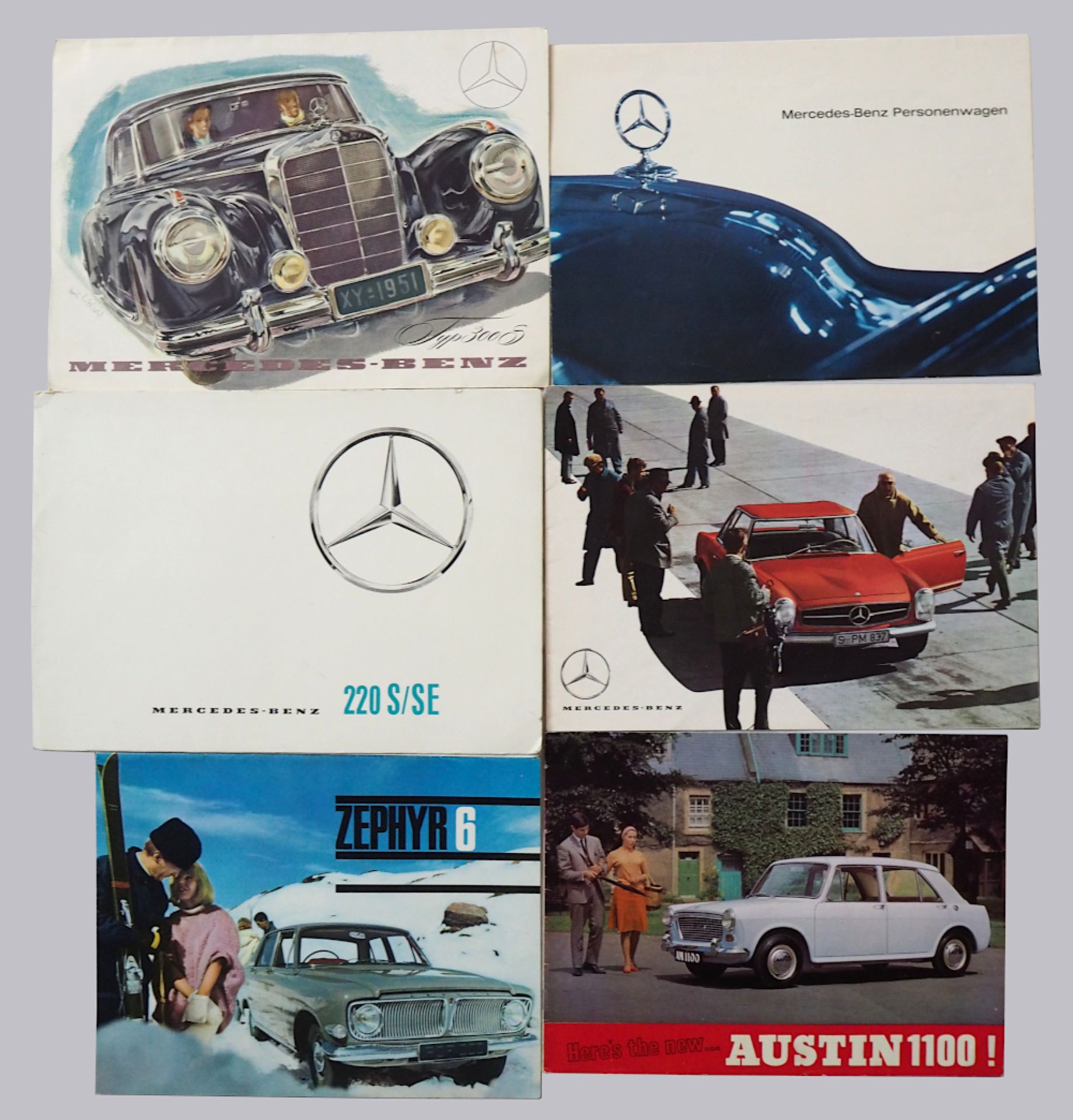 1 Sammlung Reklamehefte/-zettel zu verschiedenen Automobilen, vor allem Mitte 20. Jh. - Bild 2 aus 3