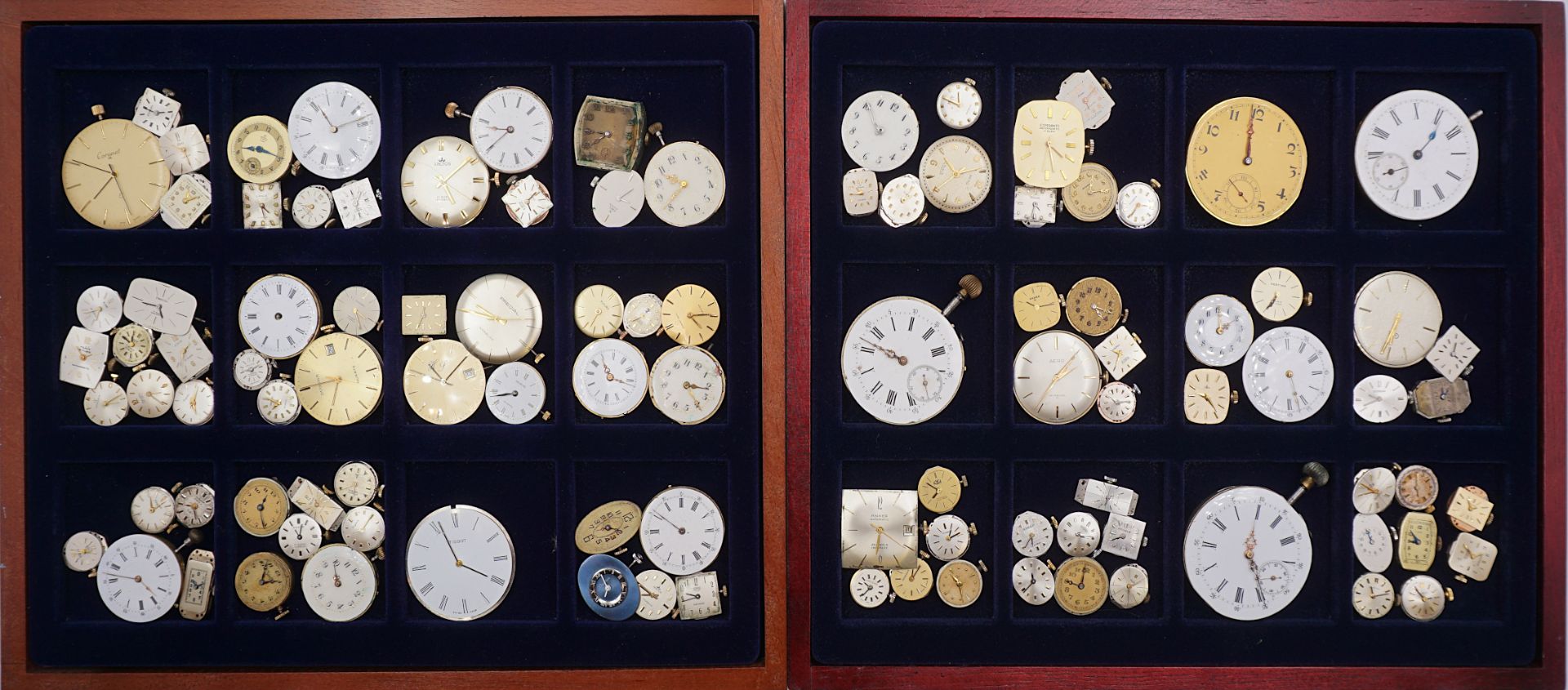 1 Konv. Uhrwerke für Taschen-/ Armbanduhren z.T. um 1900/ 20. Jh. in 4 Schatullen - Image 2 of 2