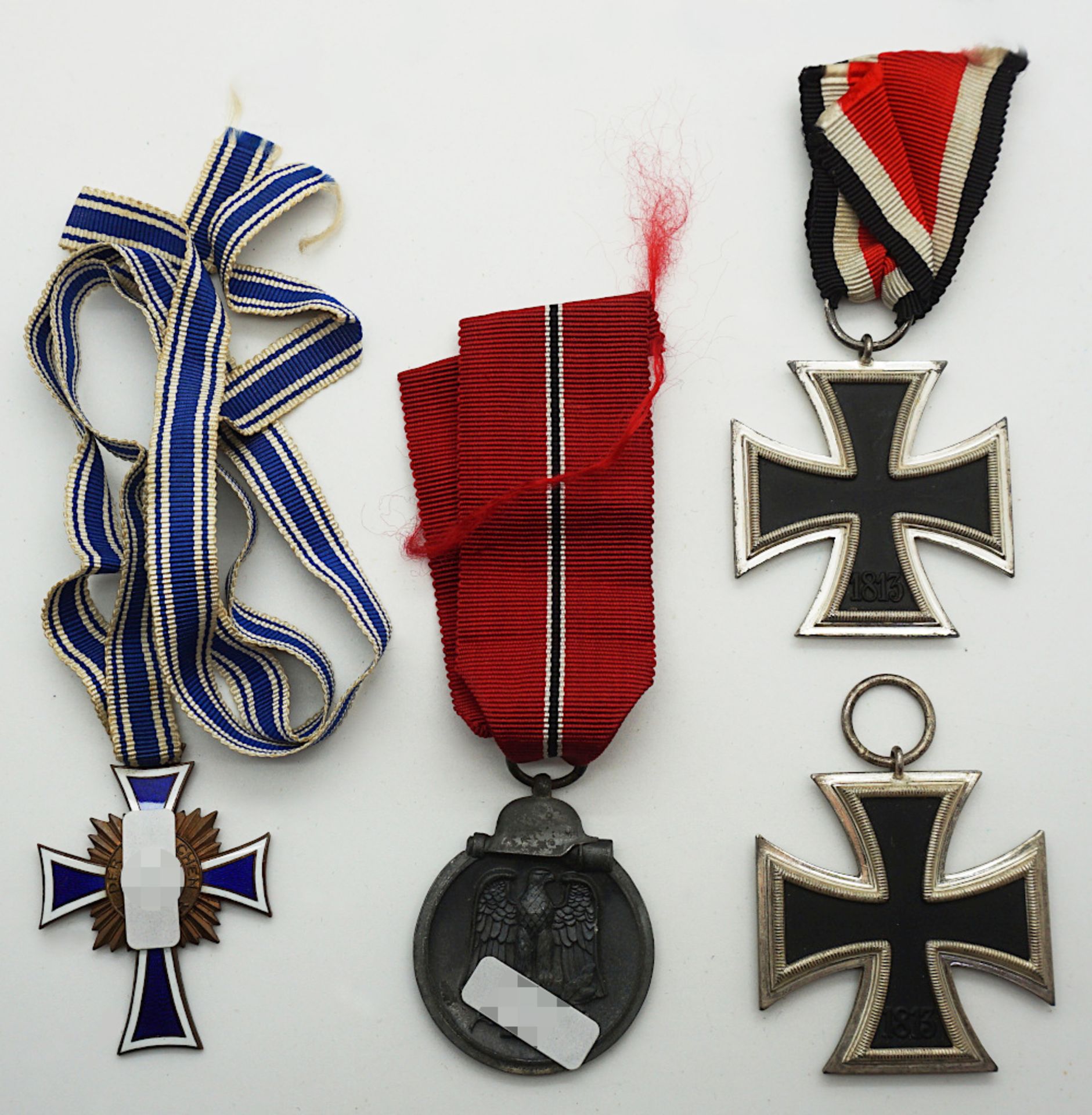 1 Konv. Orden/Abzeichen 2. WK Mutterkreuz/"Schlacht im Osten" u.a. (s. §§ 86/86a StG