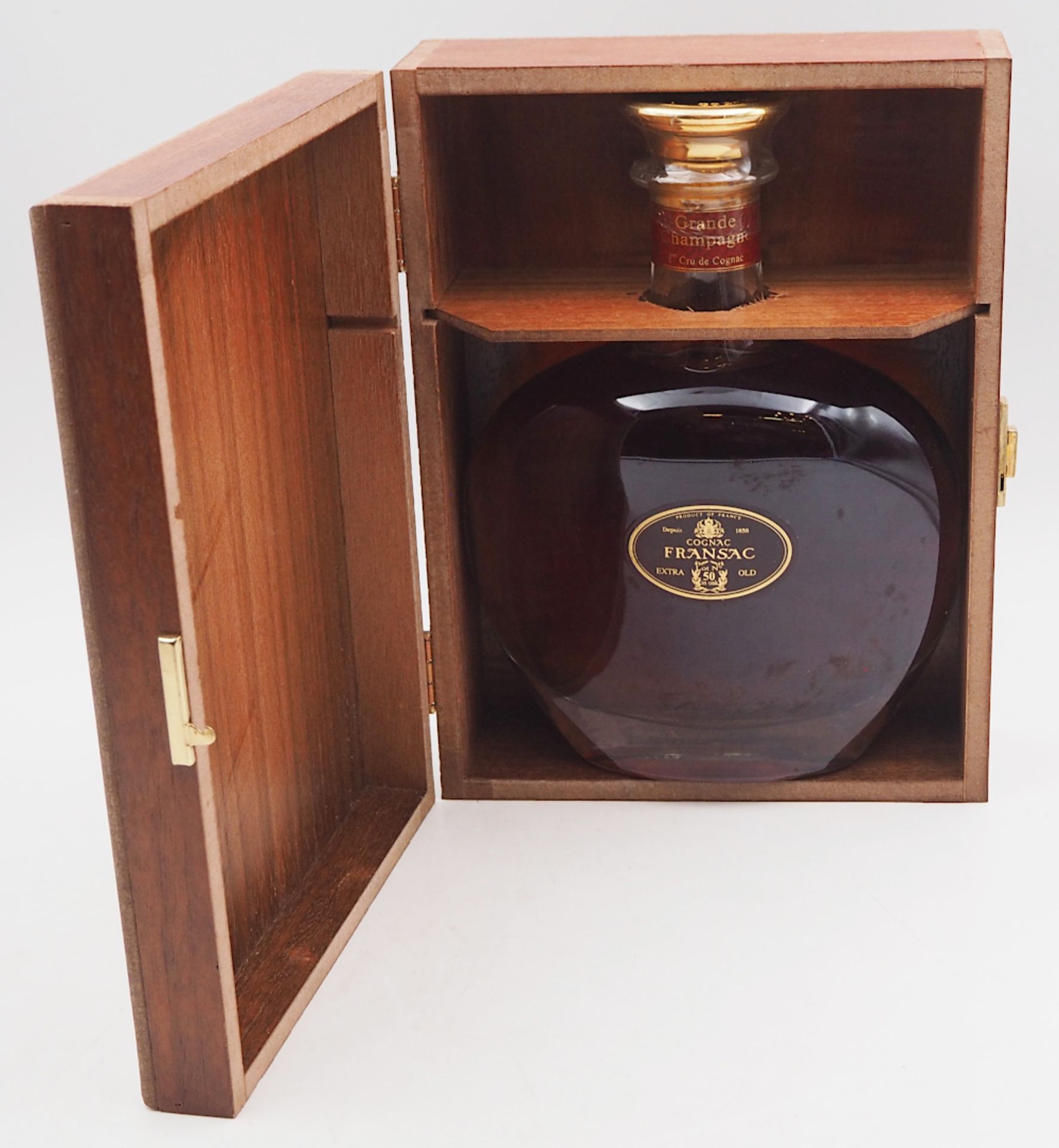 1 Flasche Cognac FRANSAC "Extra Old/50 in oak" Frankreich - Bild 5 aus 6