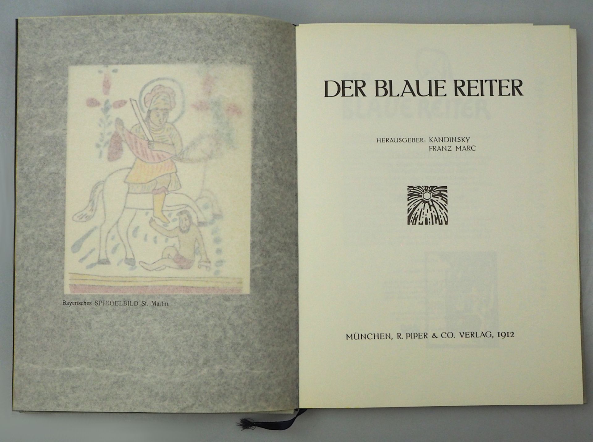 1 limitierte Luxus-Ausgabe "Der Blaue Reiter" hg. v. Wassily KANDINSKY und Franz MARC, München 1976 - Bild 3 aus 4