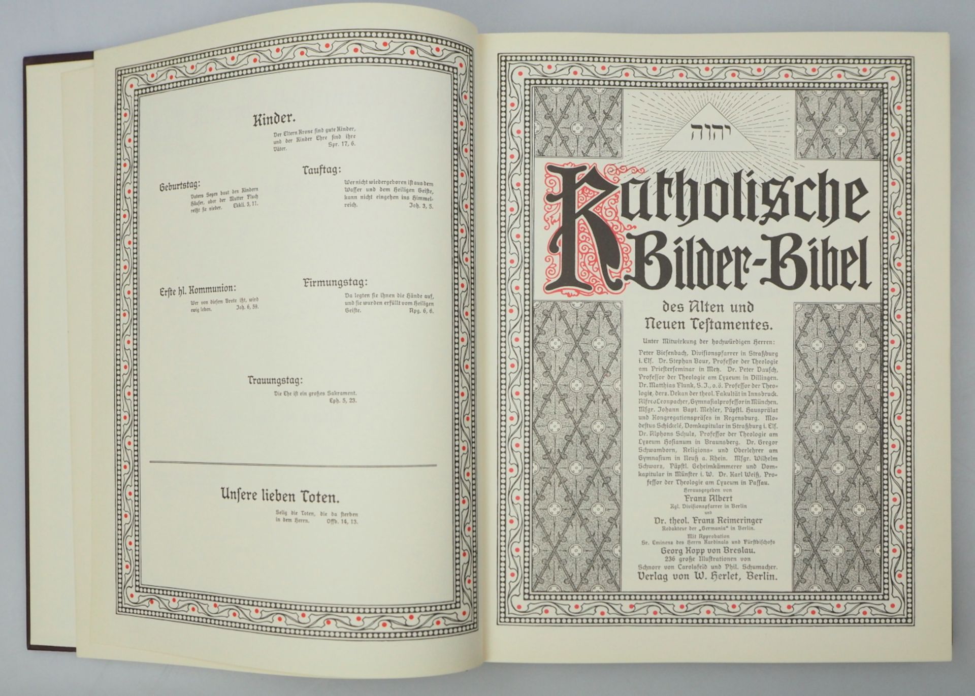 1 Prachtbibel "Die Heilige Schrift des Alten und Neuen Testamentes" Augsburg 1991 - Bild 4 aus 5