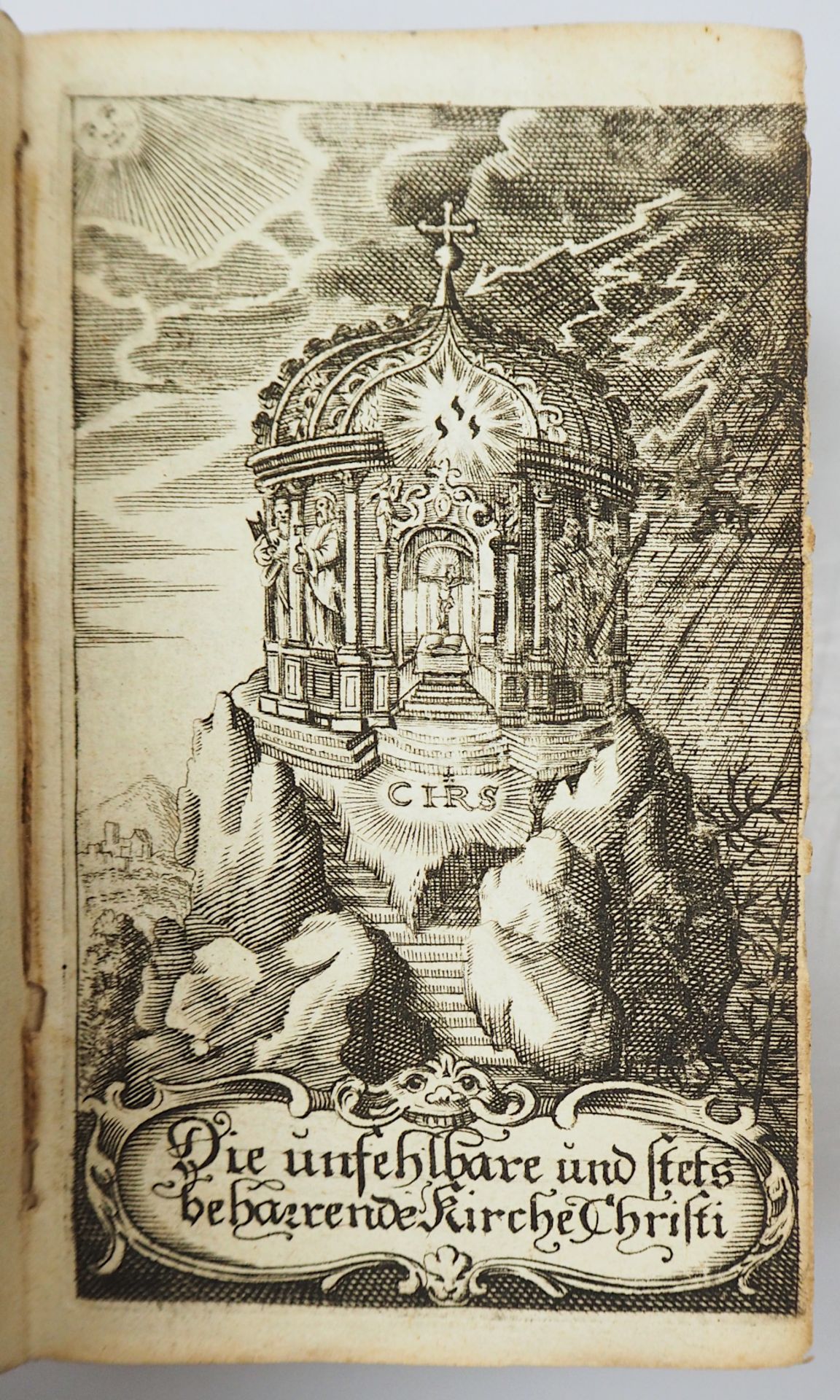 1 Buch "Die unfehlbare und stets behärzende Kirche Christi (...) Nürnberg 1659 von Vitus ERBERMAN