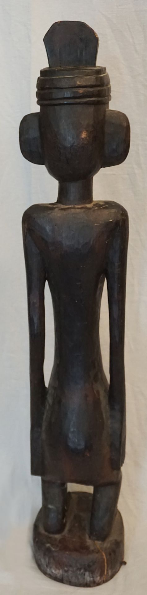 1 Holzfigur Afrika 20. Jh. „Darstellung einer Frau“ - Bild 3 aus 3