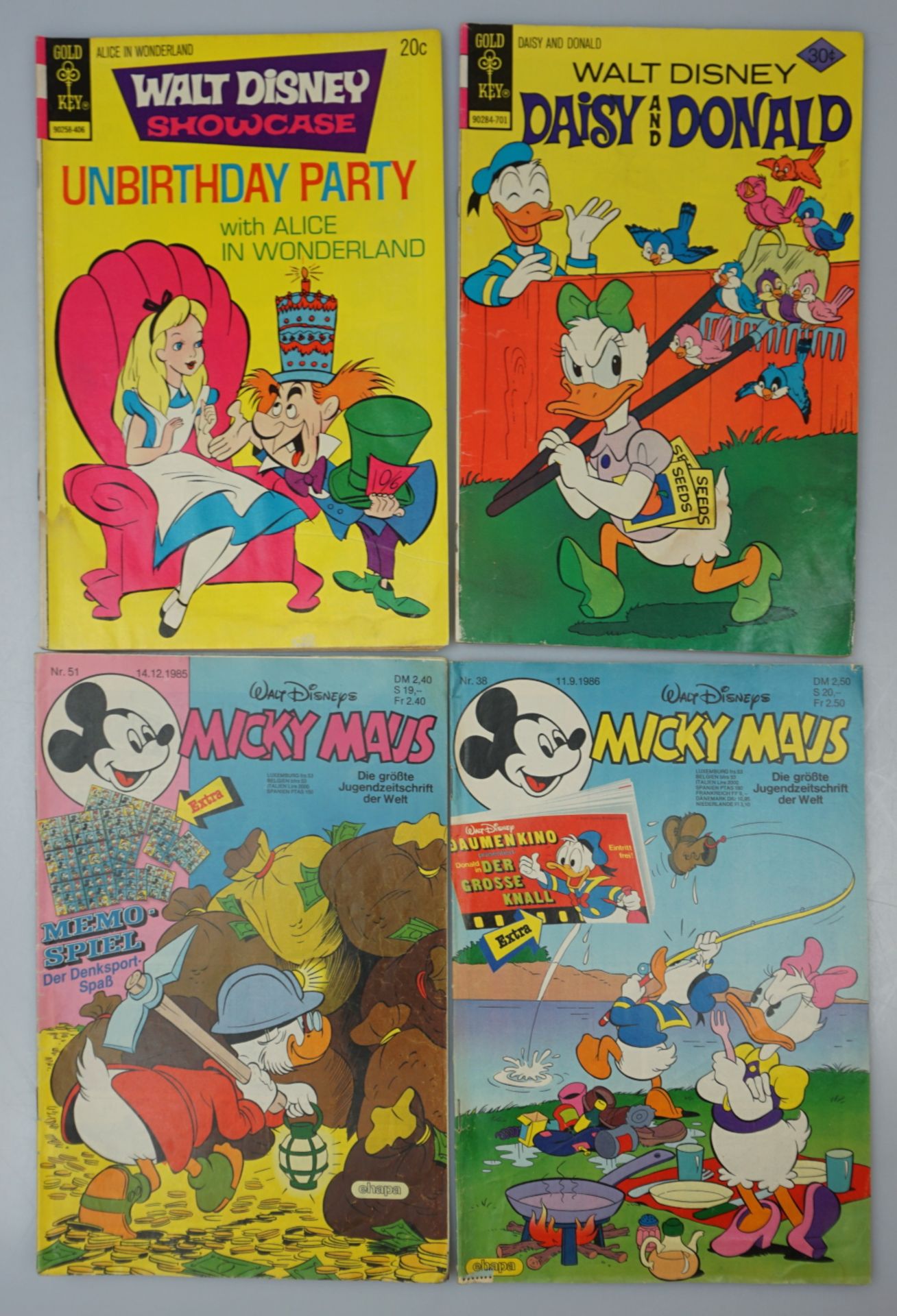 1 Konv. Comichefte WALT DISNEY's "Micky Mouse" 1960er bis 1980er Jahre (über 200 Hefte)