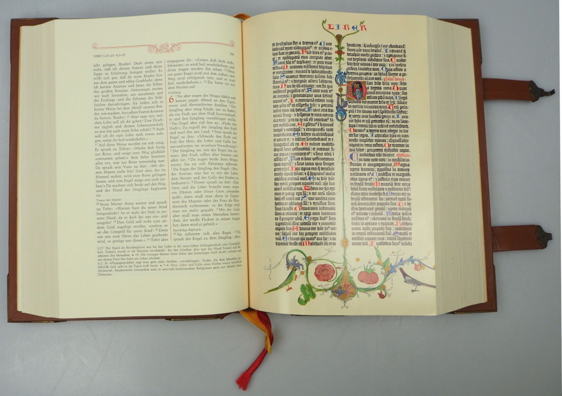 1 Prachtbibel "Die Heilige Schrift des Alten und Neuen Testamentes" Augsburg 1991 - Bild 3 aus 5