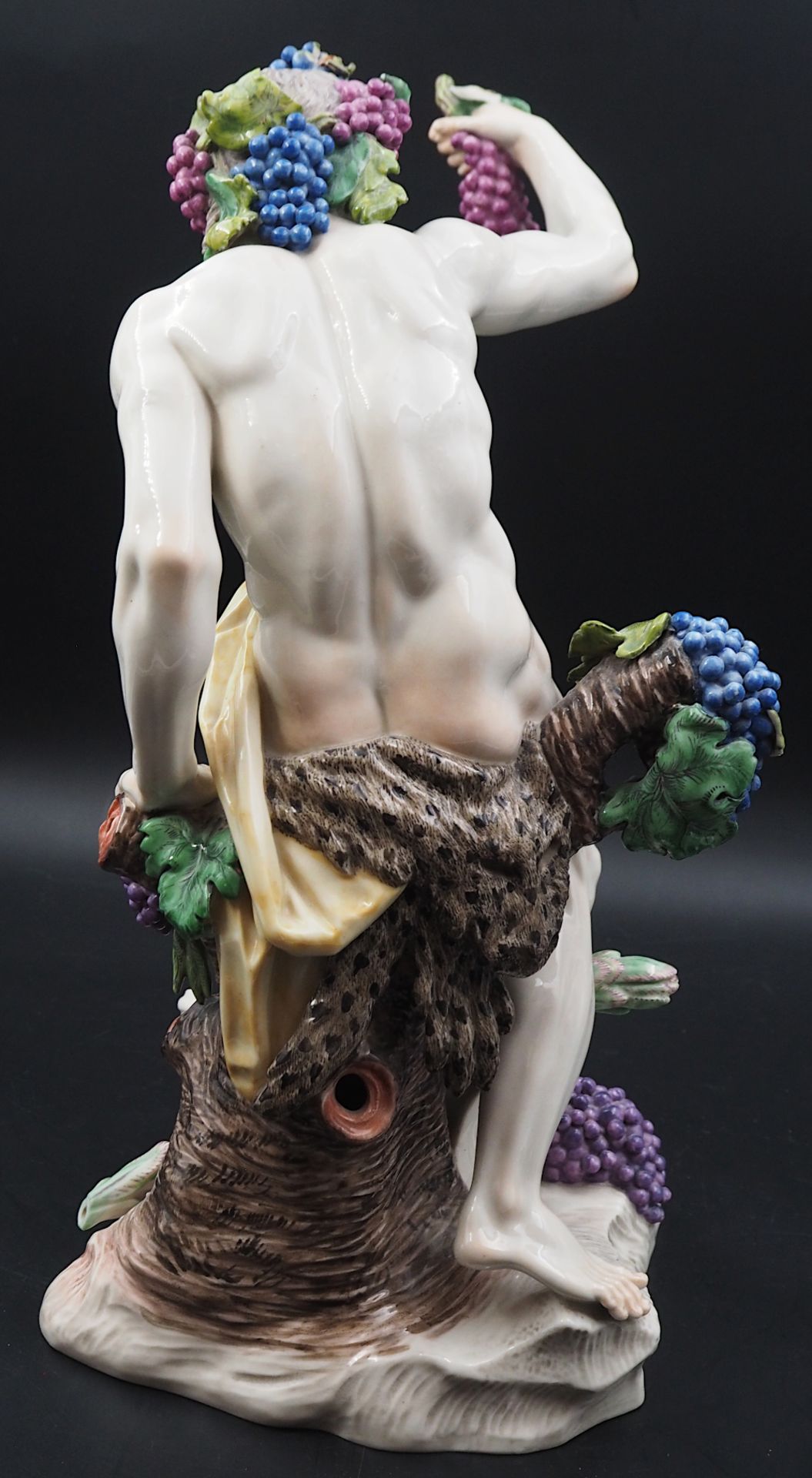 1 Porzellanfigur "Bacchus als Allegorie des Herbstes" NYMPHENBURG Modell nach Dominikus AULICZEK - Bild 3 aus 7