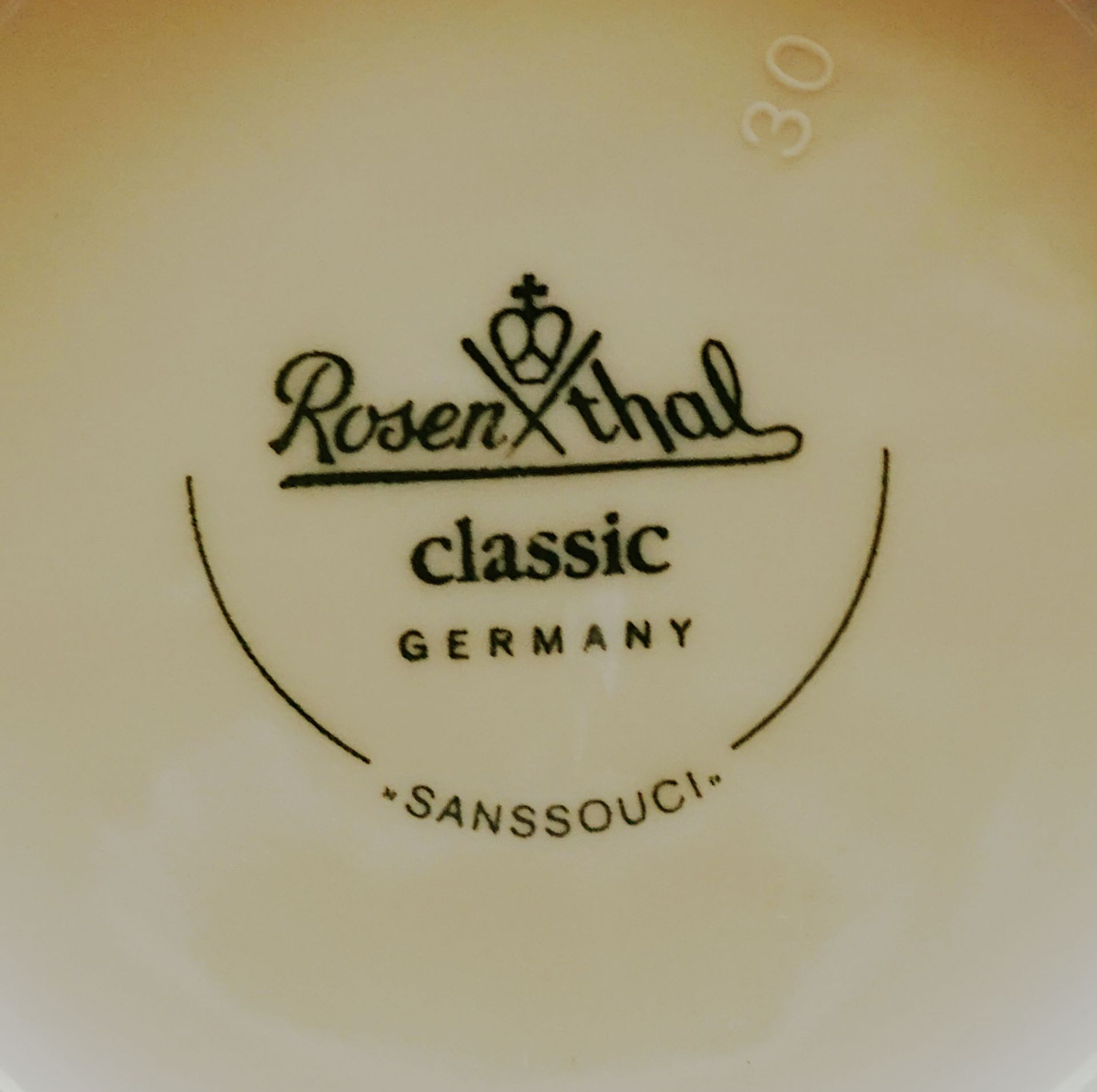 1 Kaffeeservice ROSENTHAL classic "Sanssouci" Dekor: "Moosrose" - Bild 2 aus 3