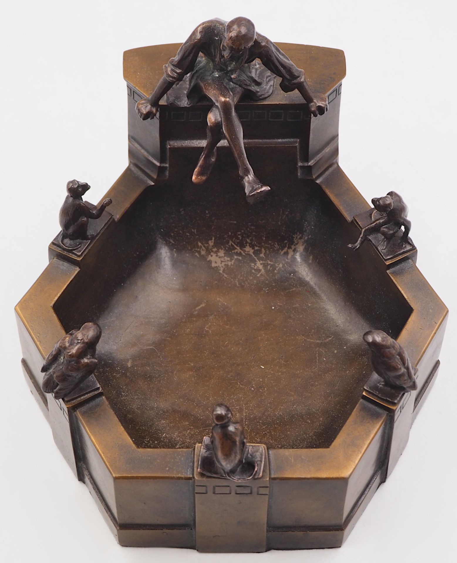 1 Skulptur Bronze wohl um 1900/1910 "Till Eulenspiegel Brunnen zu Braunschweig von Arnold-KRAMER" - Image 7 of 7