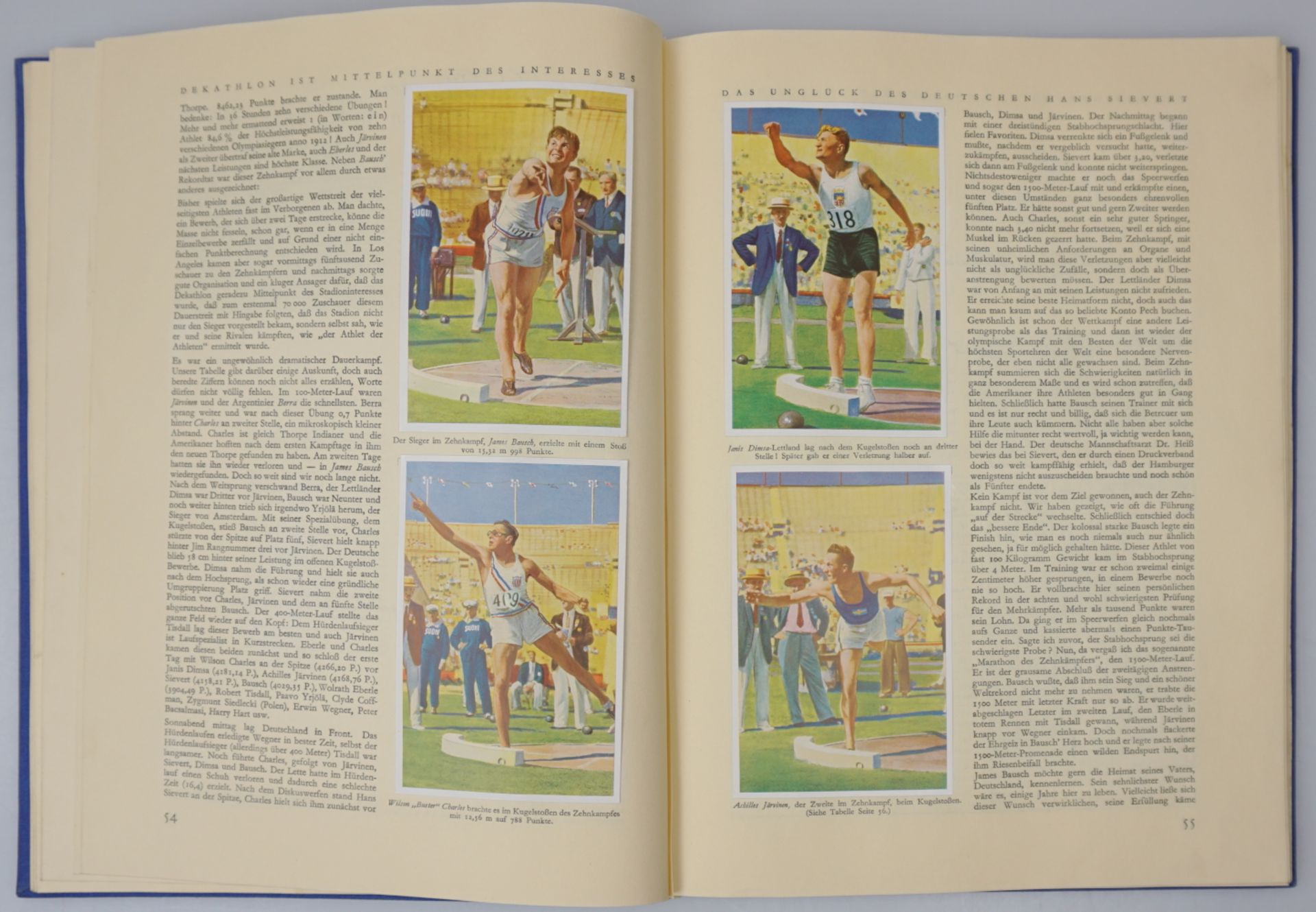 3 Sammelbilderalben "Olymische Spiele in Los Angeles 1932/in Berlin 1936" - Image 2 of 3