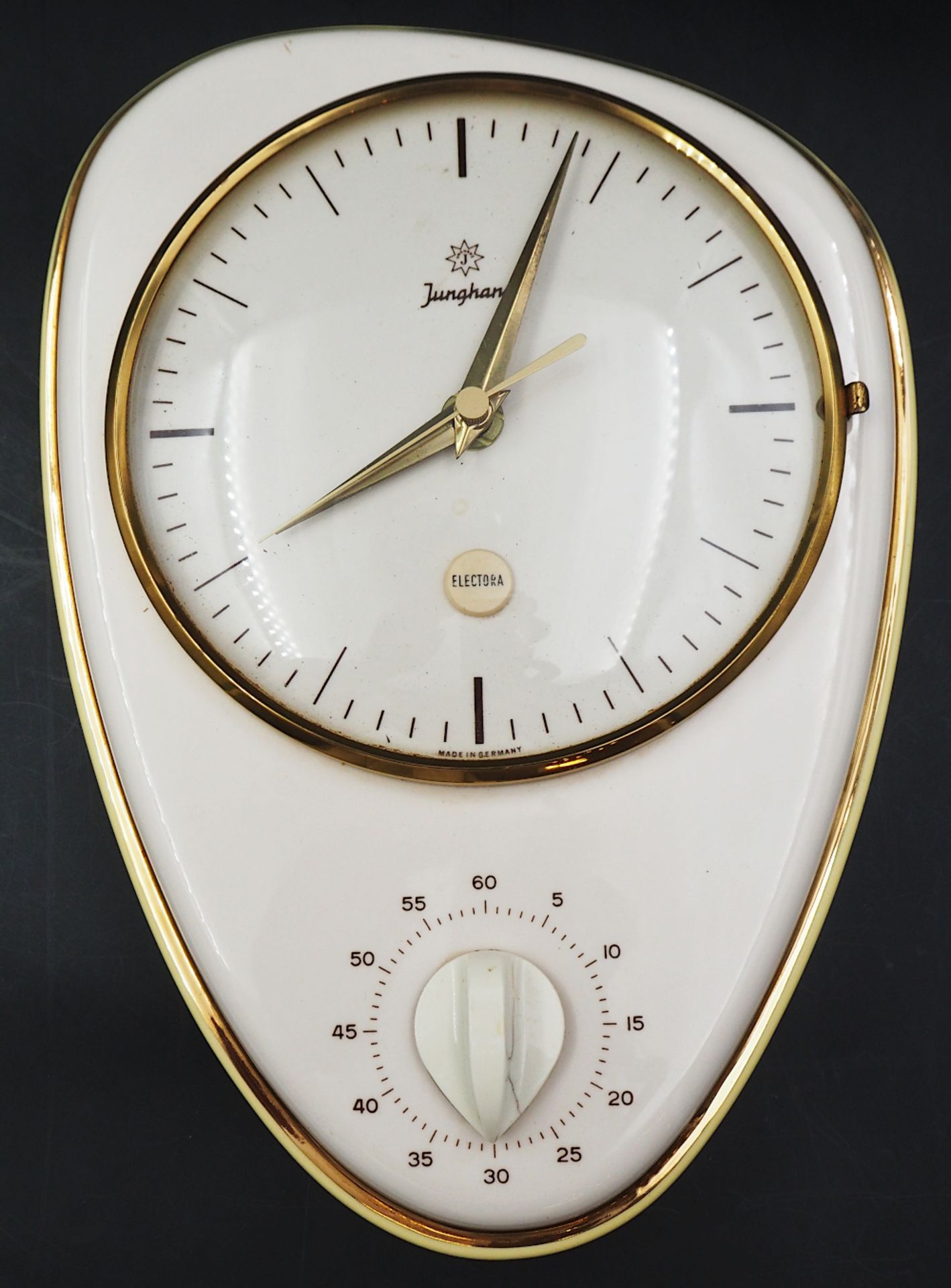 1 Wanduhr JUNGHANS "Electora" wohl 1950er/60er Jahre