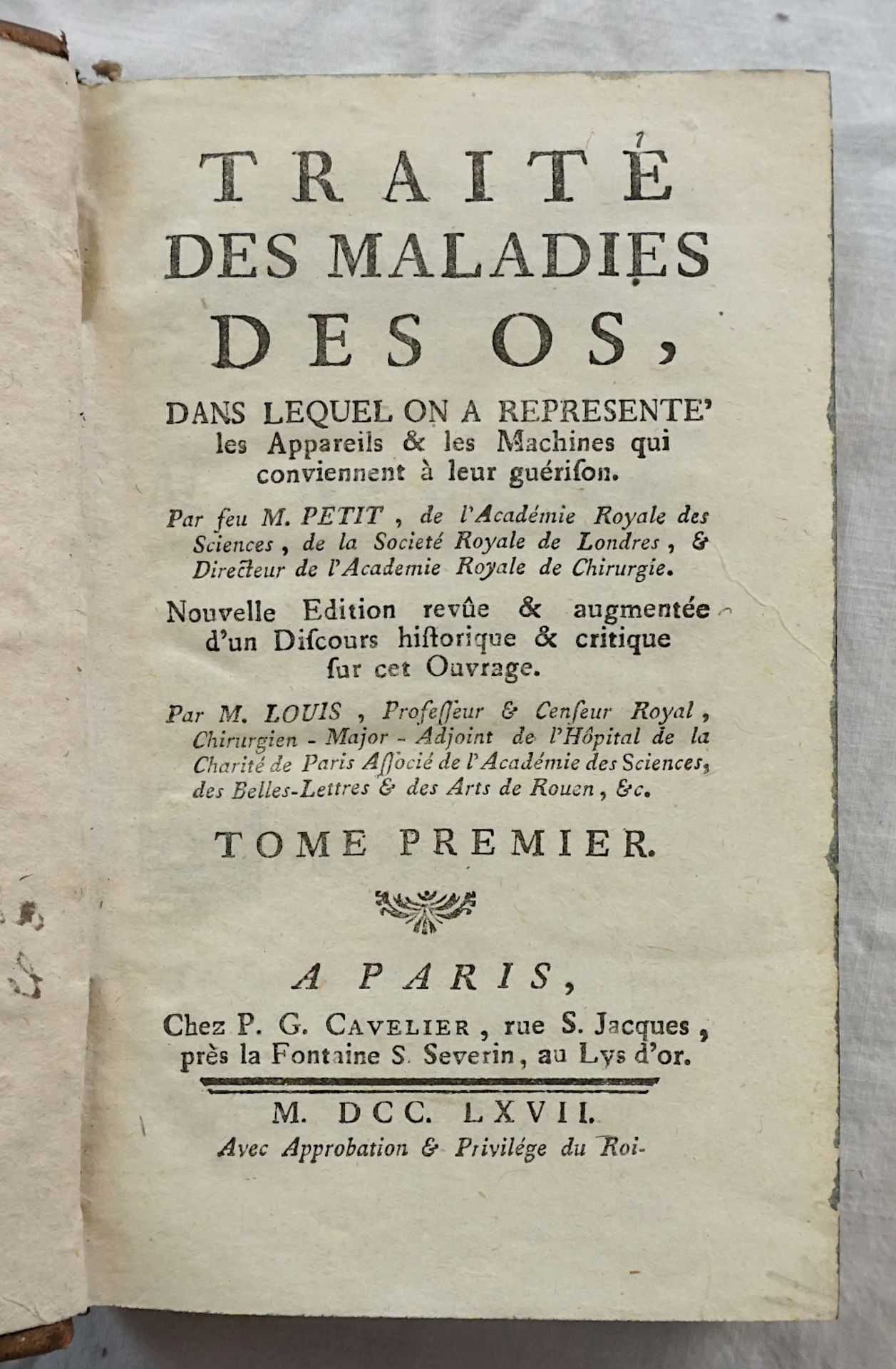 2 Bücher "Traité des Maladies des Os, dans lequel on a Represente (...)" - Bild 5 aus 5