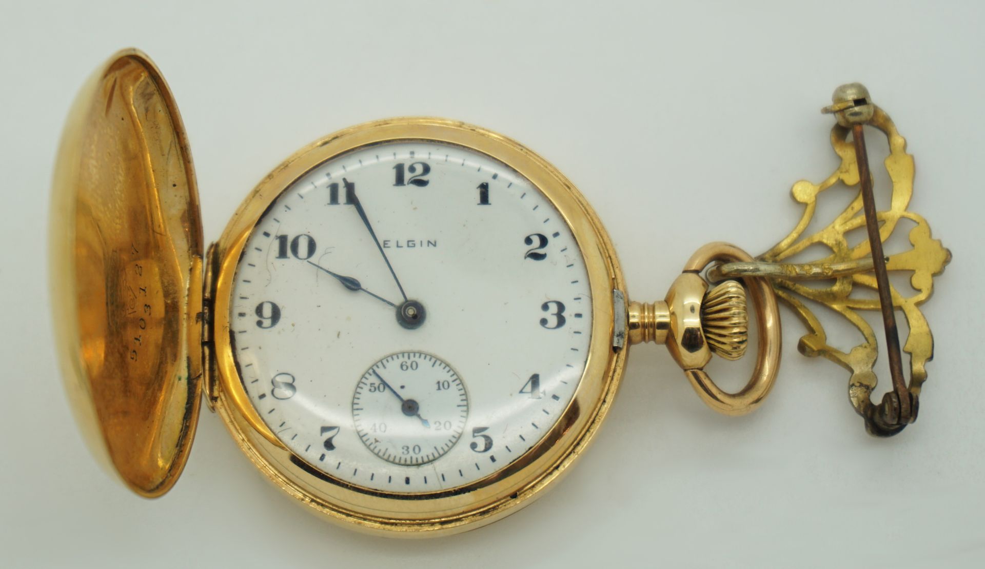 1 Damentaschenuhr GG 14ct. ELGIN, USA um 1900