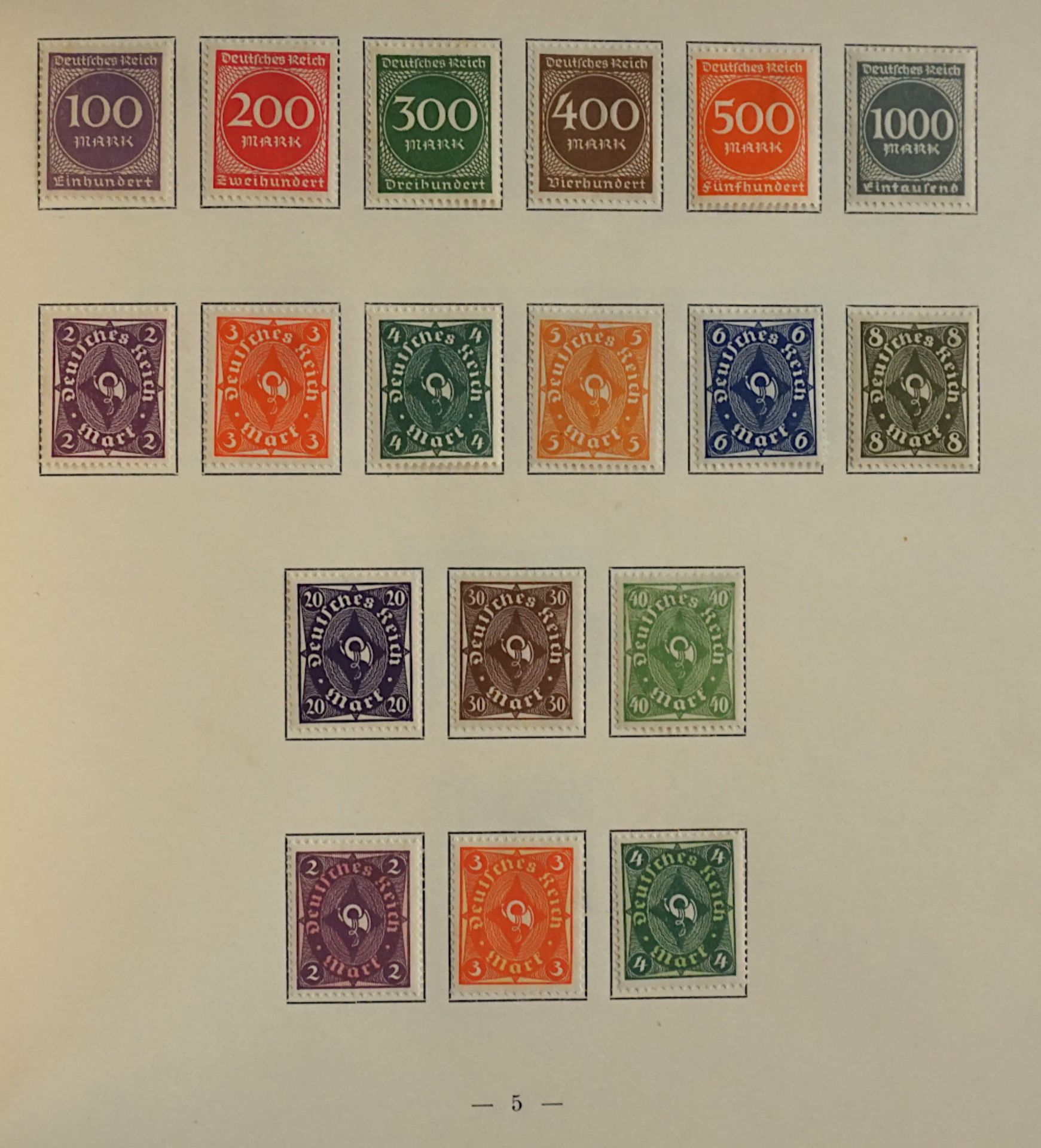 2 Heftchen "Dienstmarken 1914-1924"/"Die Deutsche Briefmarke 1914-1924" - Bild 3 aus 5