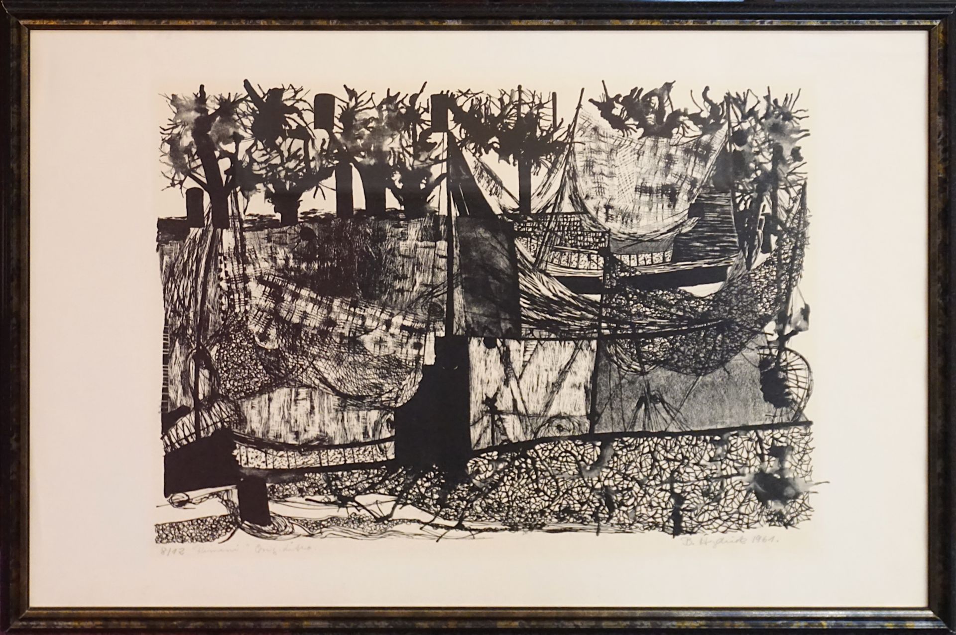 1 Sammlung Lithographien der Künstlerin Brigitte HEYDUCK (*1936) - Bild 2 aus 4