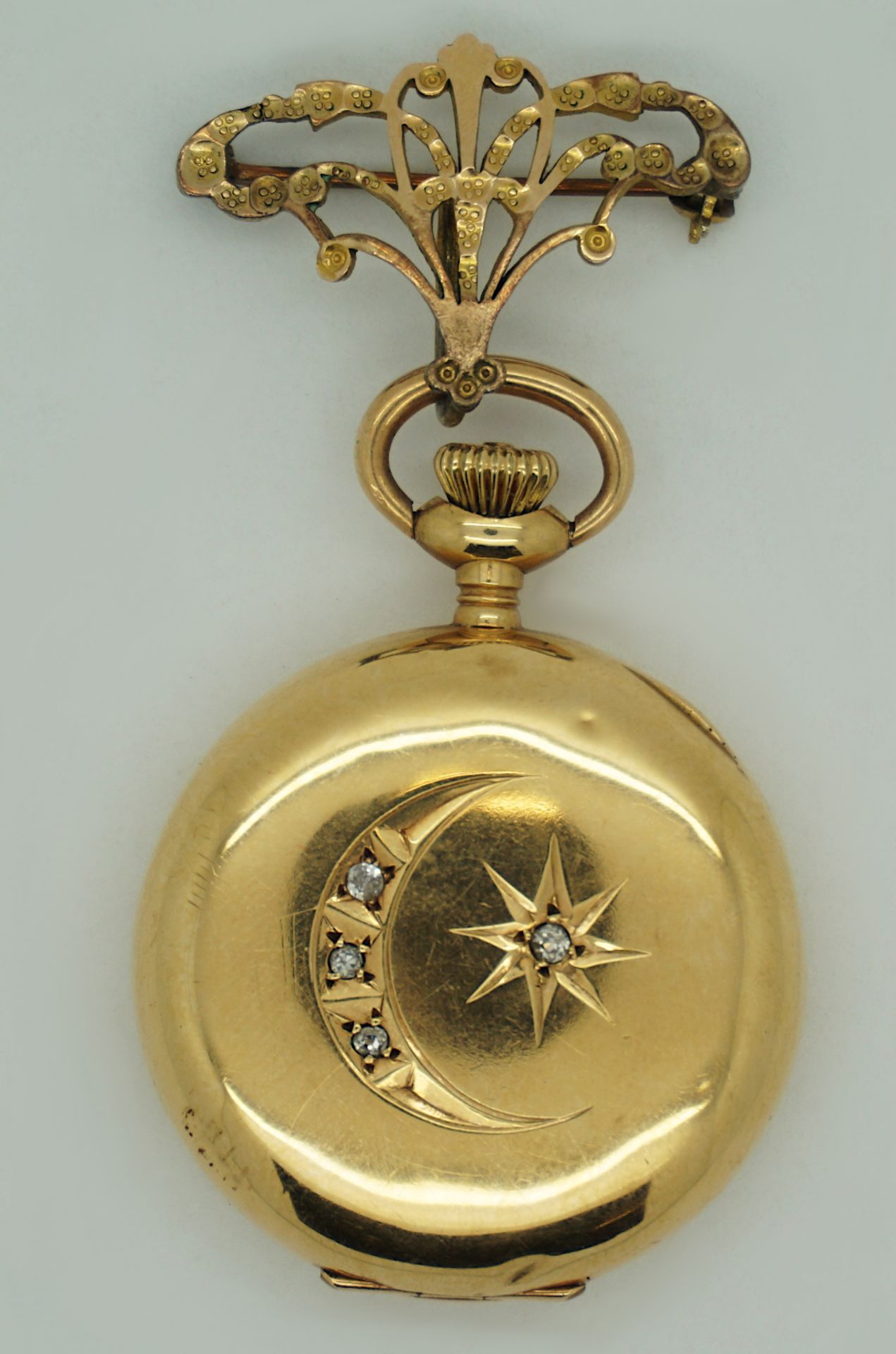 1 Damentaschenuhr GG 14ct. ELGIN, USA um 1900 - Image 2 of 2