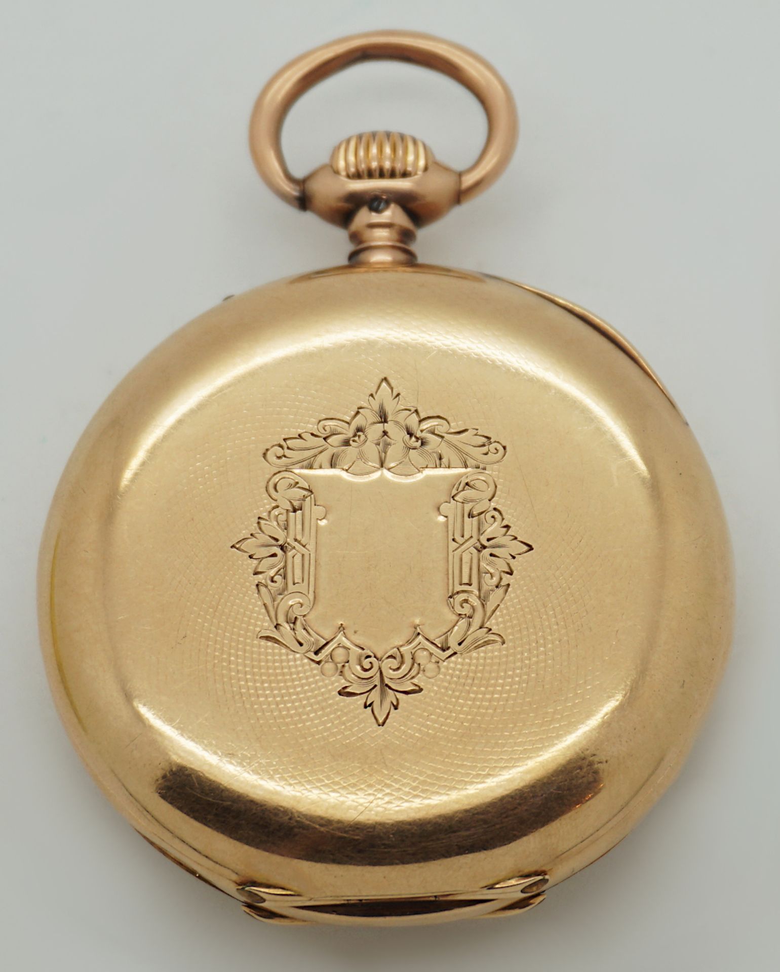 1 Herrentaschenuhr GG 14ct./Metall um 1900 - Image 2 of 2