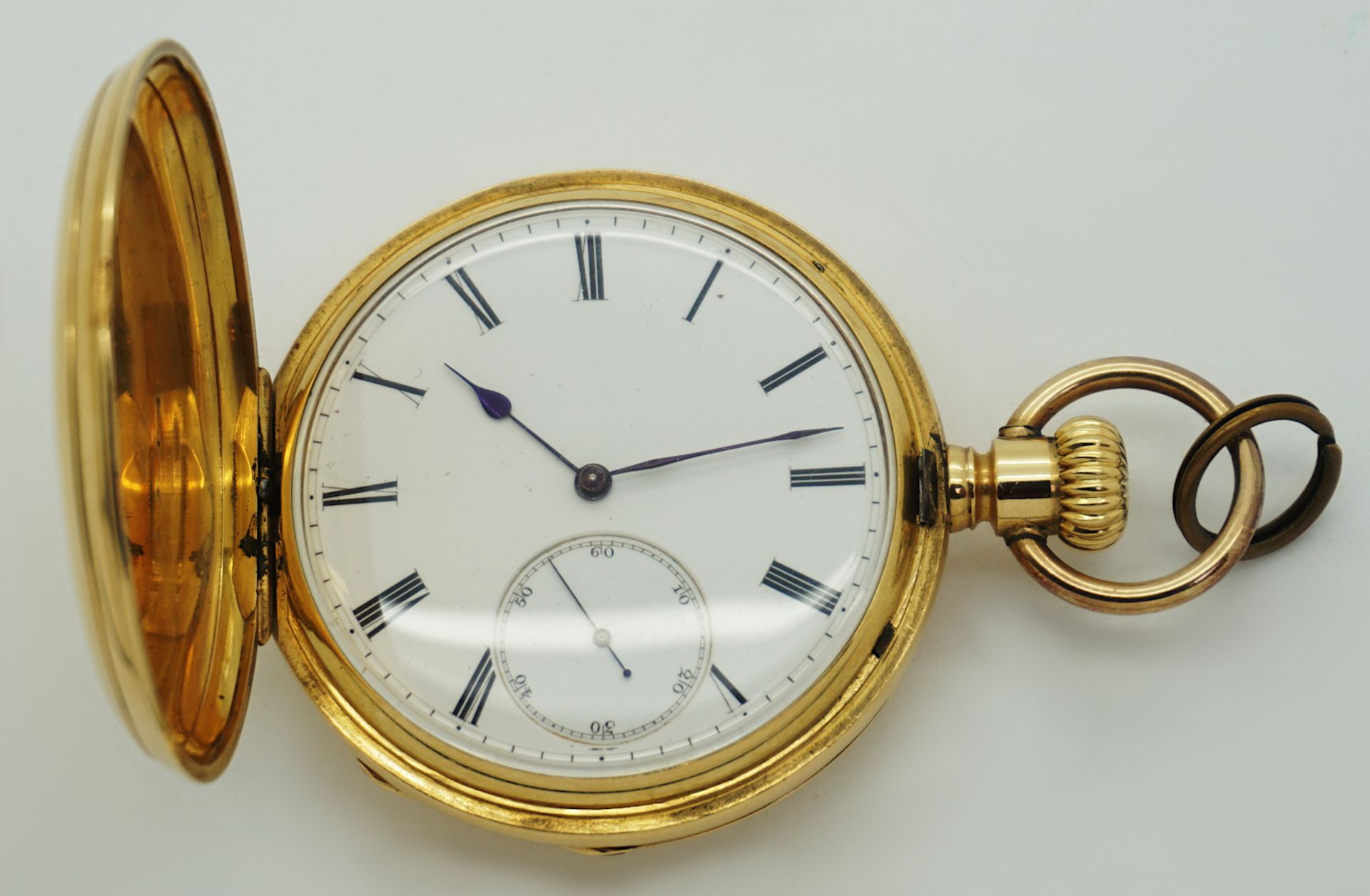 1 Taschenuhr GG 18ct. wohl Frankreich um 1900