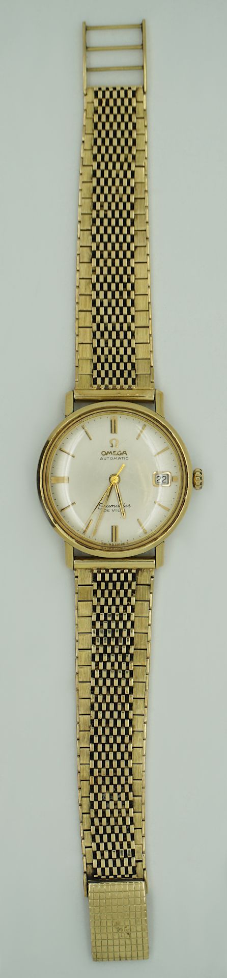 1 Herrenarmbanduhr OMEGA "Seamaster DeVille" Gehäuse wohl Edelstahl/GG (?)