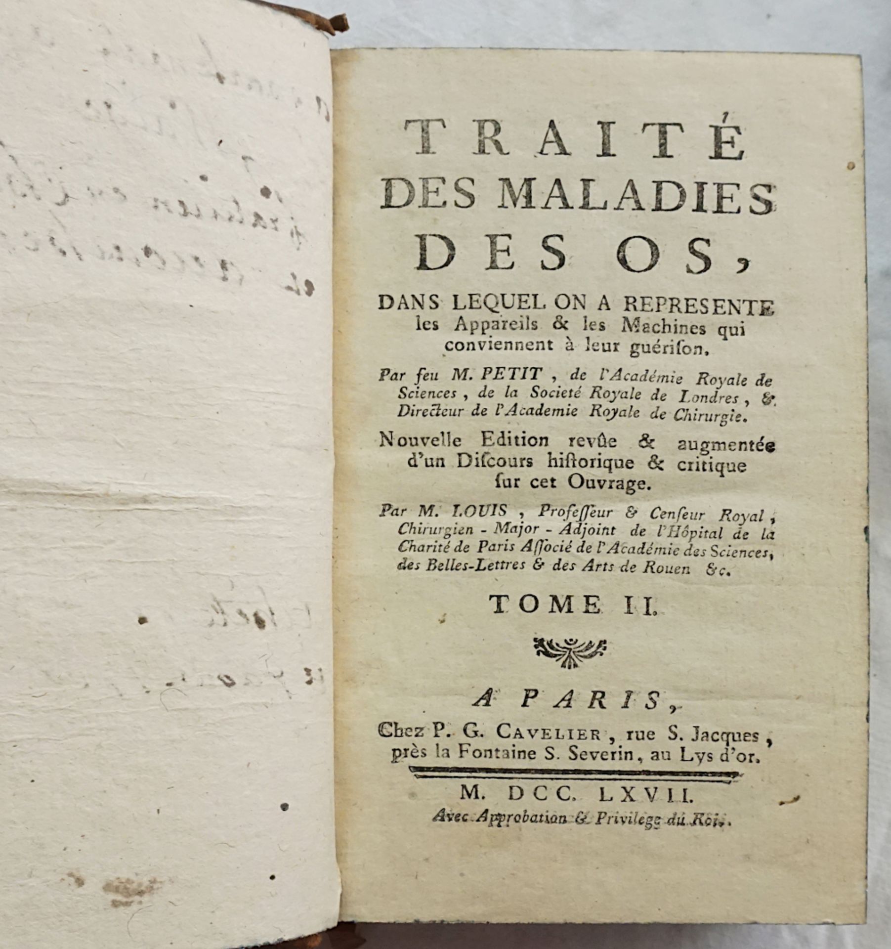 2 Bücher "Traité des Maladies des Os, dans lequel on a Represente (...)" - Bild 3 aus 5