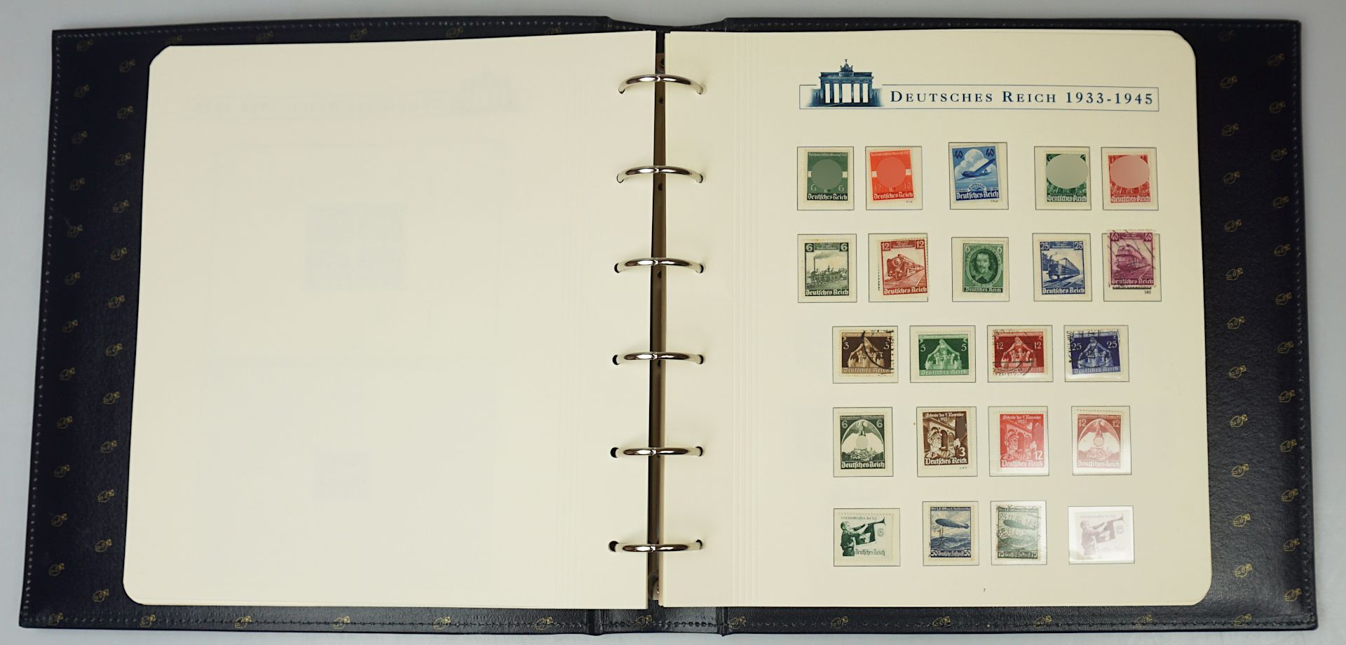 1 Briefmarkenalbum Deutsches Reich 1933 bis 1945