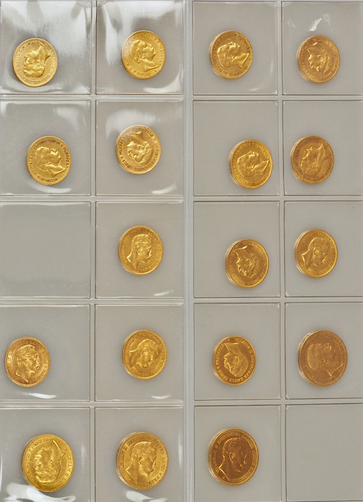 1 Konvolut Goldmünzen Dt. Kaiserreich, Preussen, 10/20 Mark - Image 3 of 4