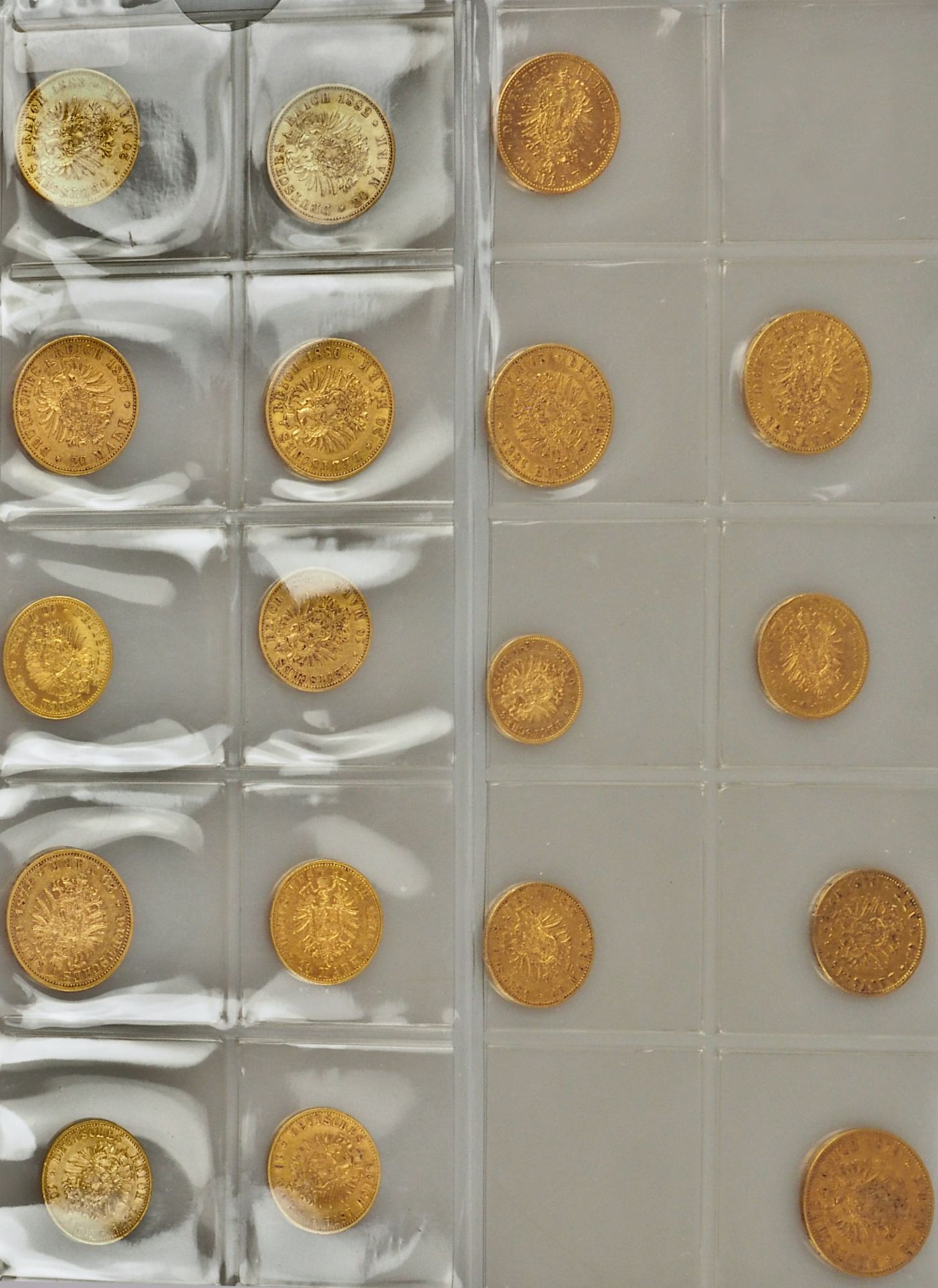 1 Konvolut Goldmünzen Dt. Kaiserreich, Preussen, 5/10/20 Mark, - Bild 4 aus 4
