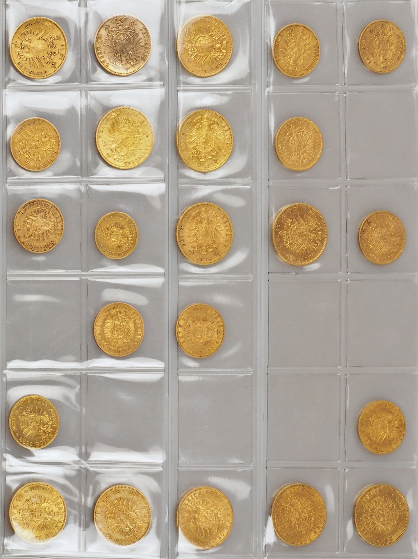 1 Konvolut Goldmünzen Dt. Kaiserreich, Preussen, 5/10/20 Mark, - Bild 2 aus 4