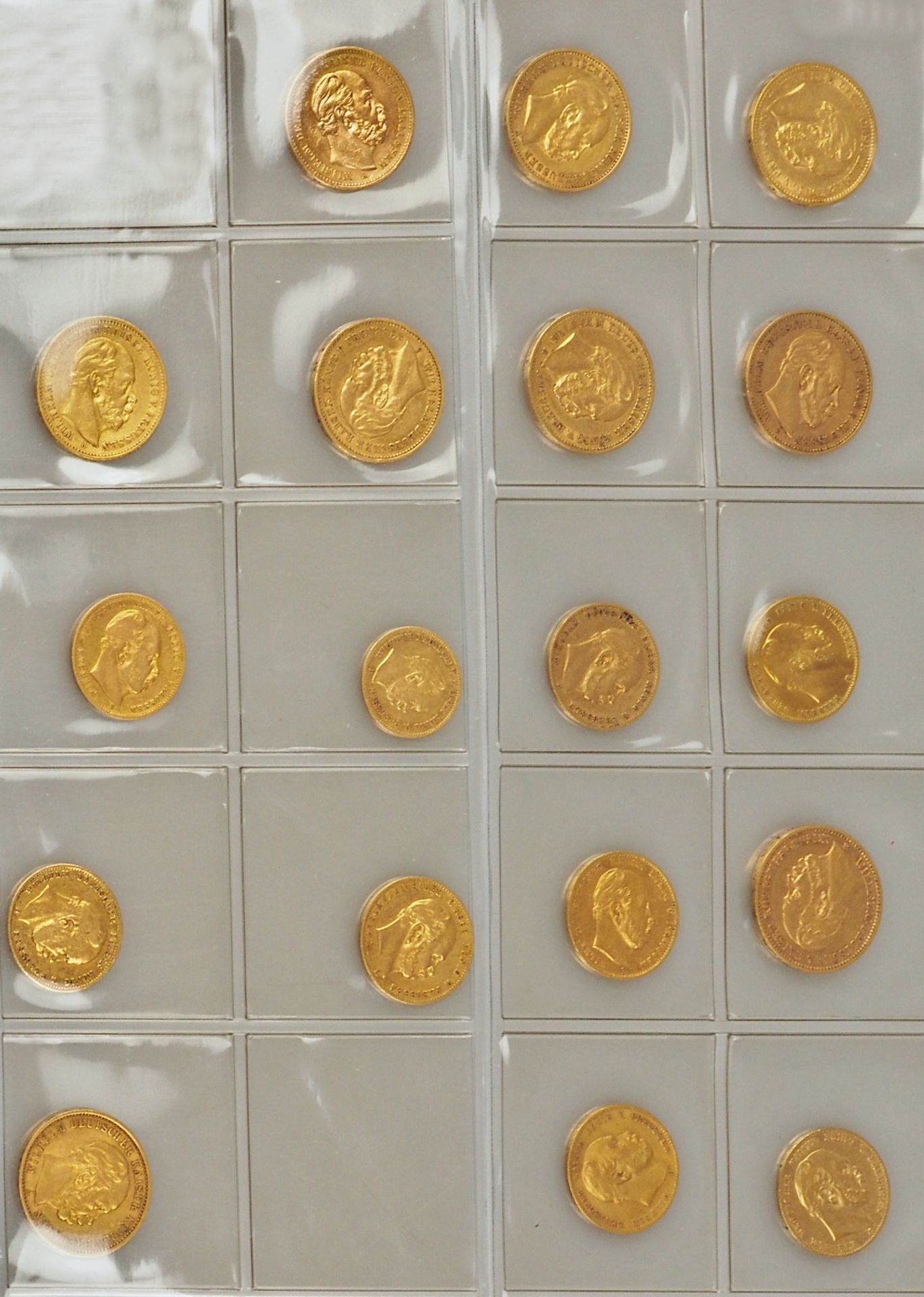 1 Konvolut Goldmünzen Dt. Kaiserreich, Preussen, 5/10/20 Mark, - Bild 3 aus 4