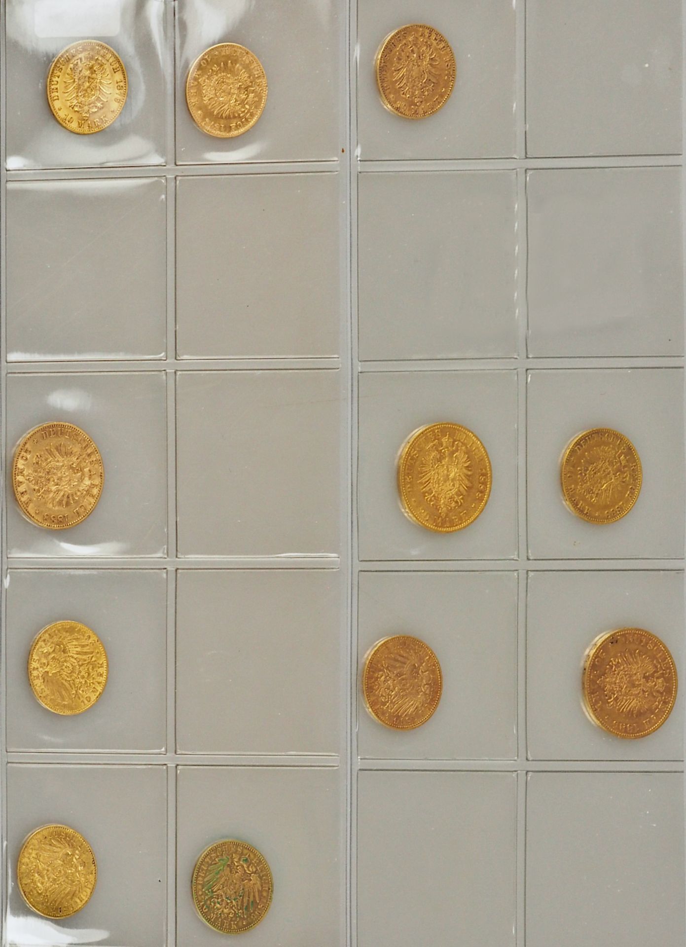 1 Konvolut Goldmünzen Dt. Kaiserreich, Preussen, 10/20 Mark - Image 2 of 4