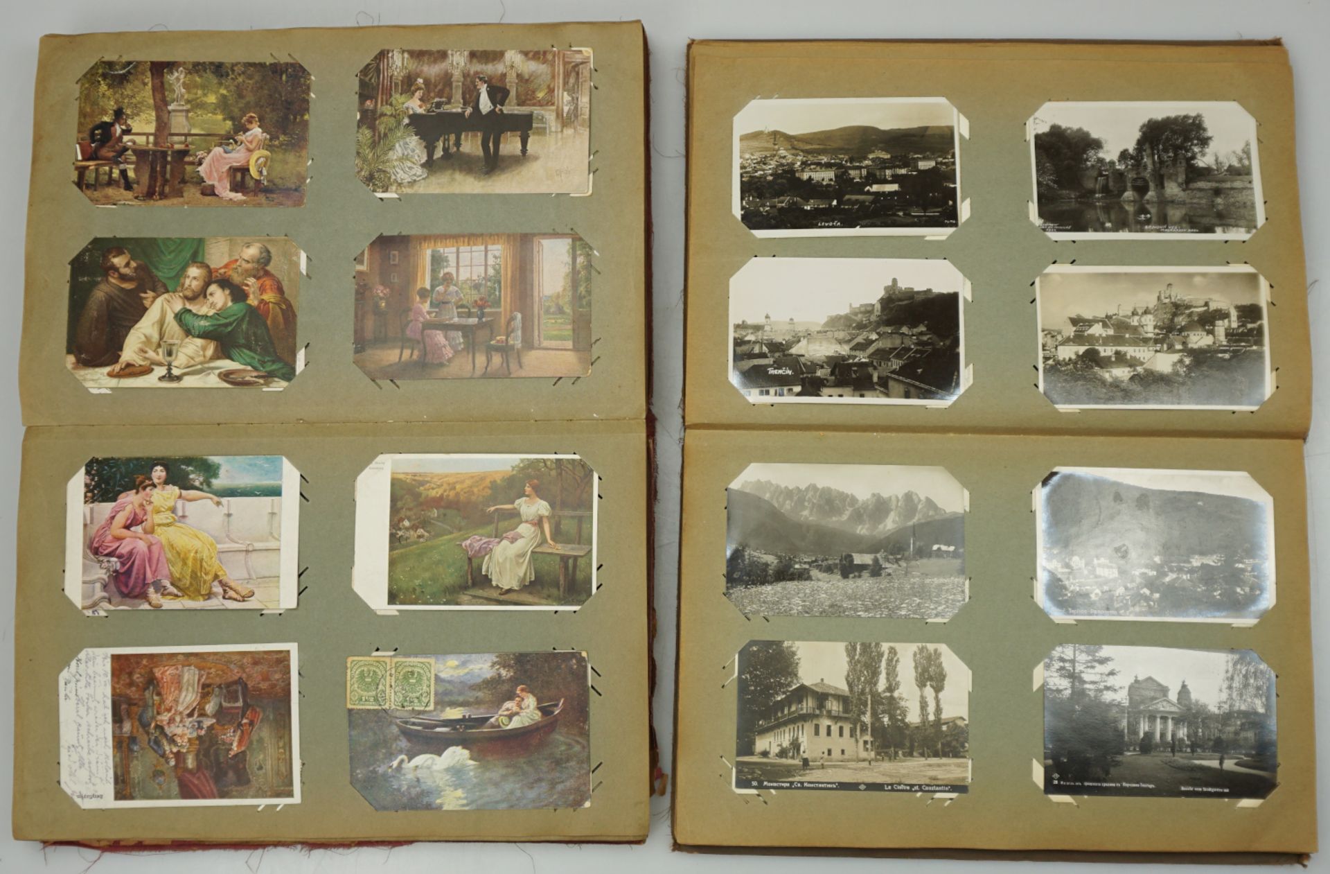 2 Postkartenalben mit Inhalt je Anfang 20. Jh. (insgesamt ca. 720 Stück) z.T. koloriert, versch. Mot - Image 4 of 4