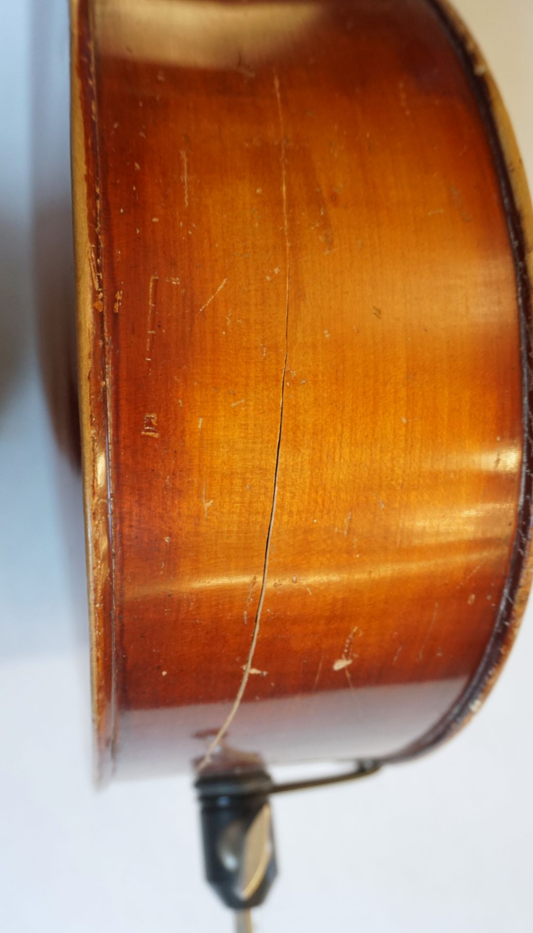 1 Cello wohl für Kinder, ca. H 115cm, Asp. - Bild 4 aus 5