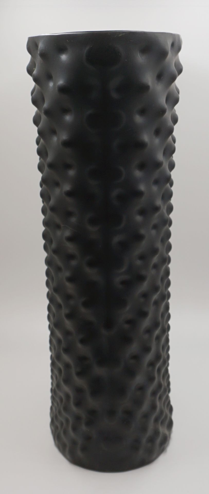 1 Vase Porzellan ROSENTHAL studio-line, 1x gestr., "Vibrations", schwarz, - Bild 2 aus 2