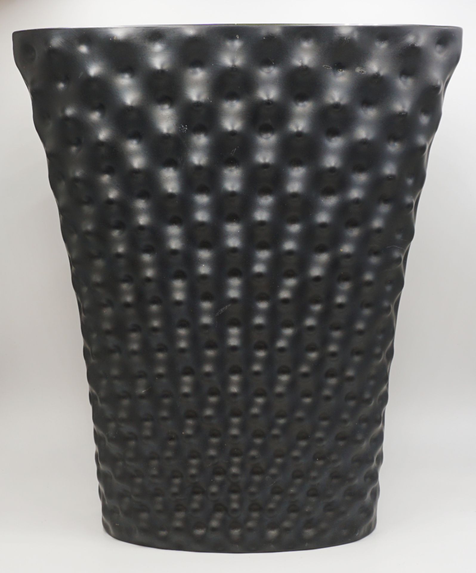 1 Vase Porzellan ROSENTHAL studio-line, 1x gestr., "Vibrations", schwarz,