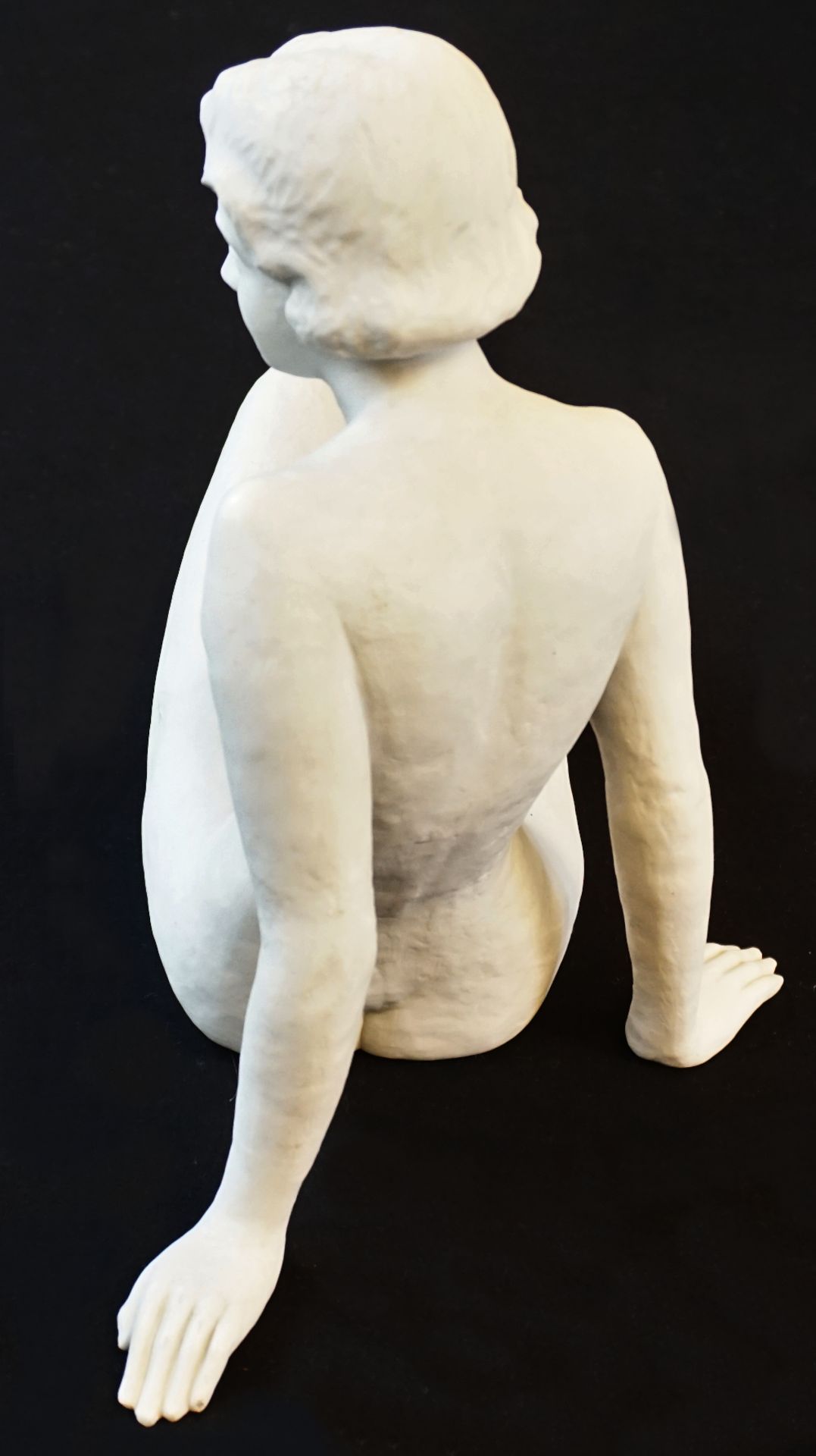 1 Bisquitporzellanfigur ROSENTHAL bez. Otto KOCH "Sitzender Mädchenakt" - Bild 4 aus 5