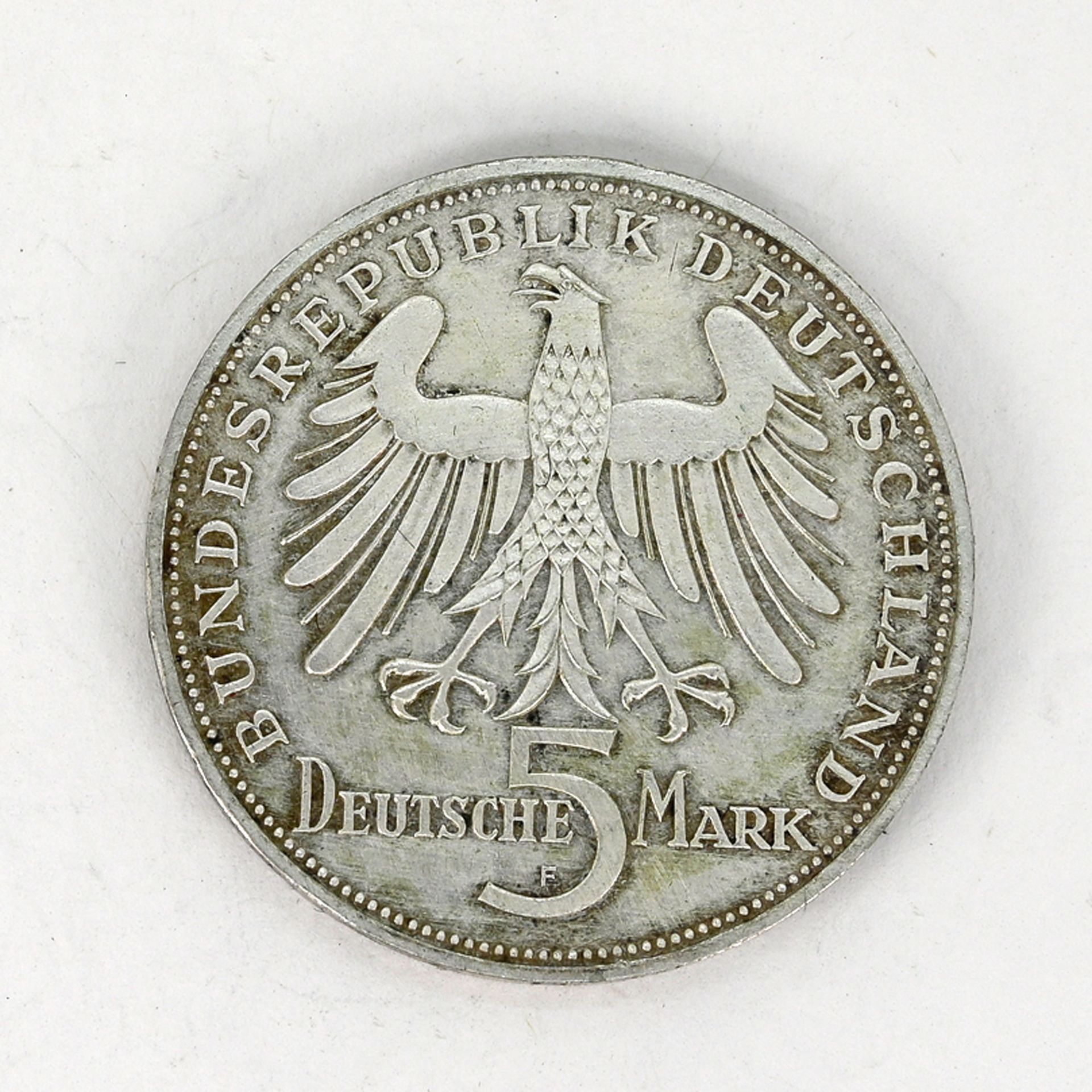 Silbergedenkmünze, BRD, 5 DM - Bild 2 aus 2