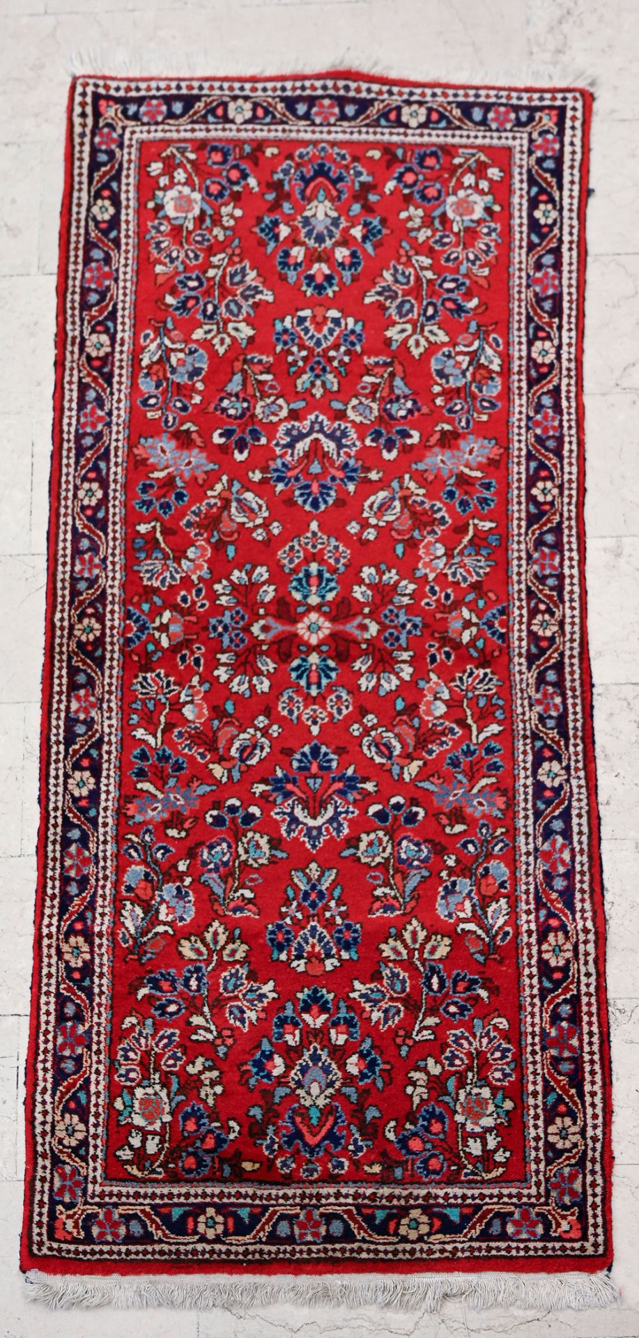 Hamadan, rotgrundig, 200 x 78 cm